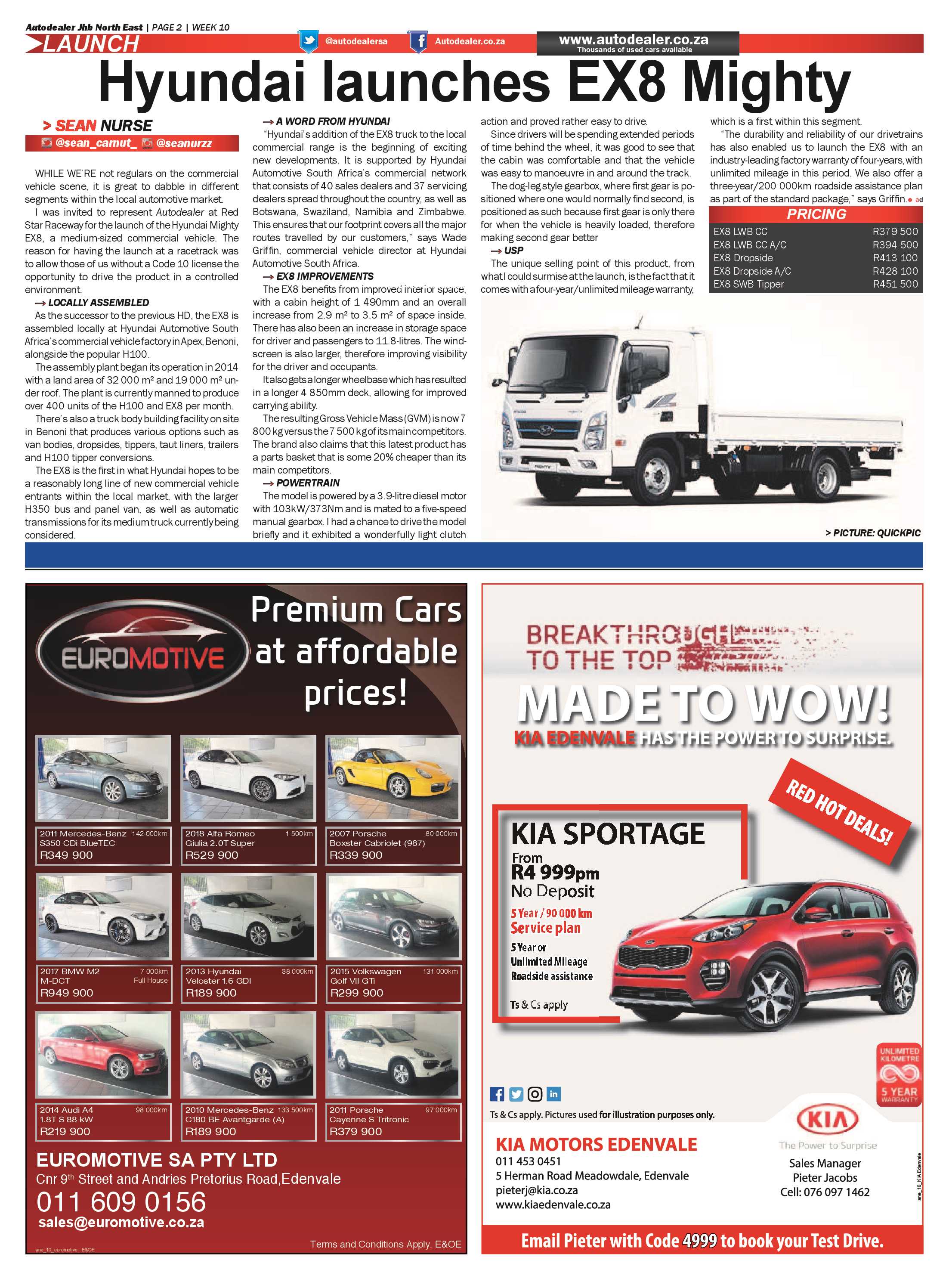 Autodealer North East 10 – 6 March, 2018 page 2
