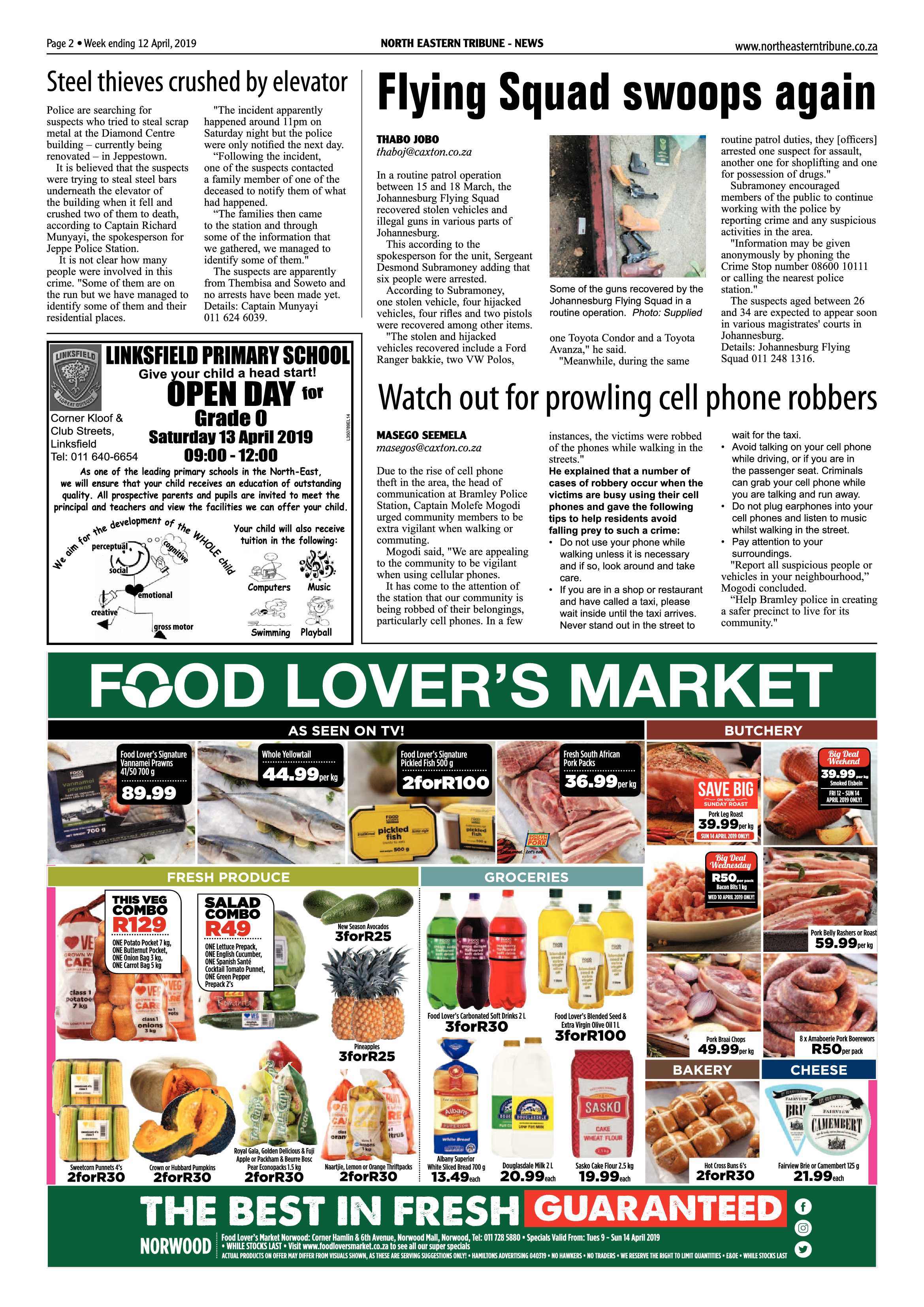 North Eastern Tribune 12 April, 2019 page 2