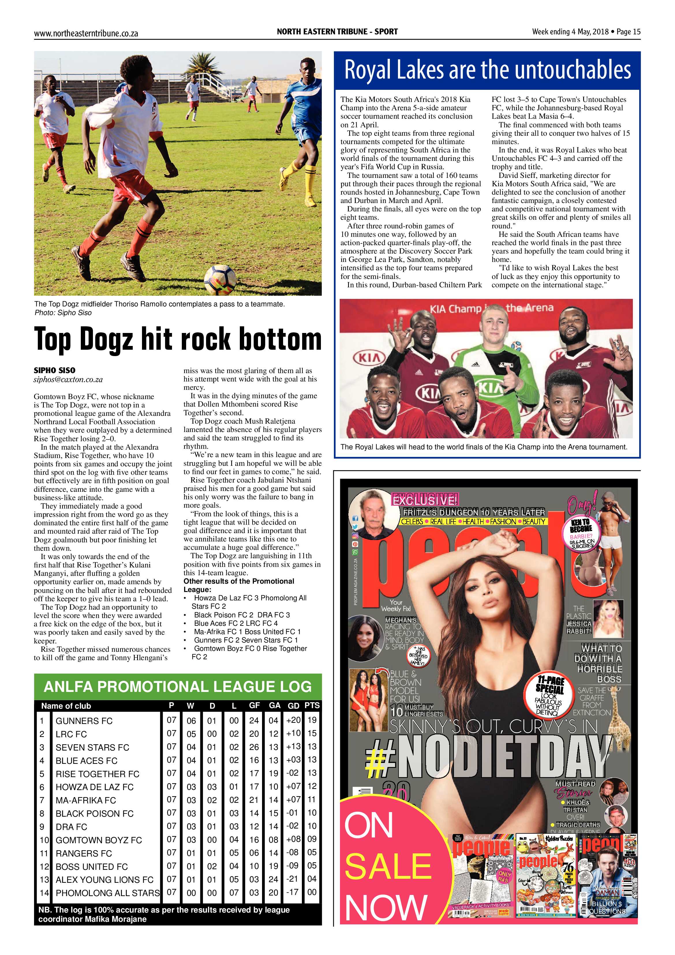 North Eastern Tribune 4 May 2018 page 15