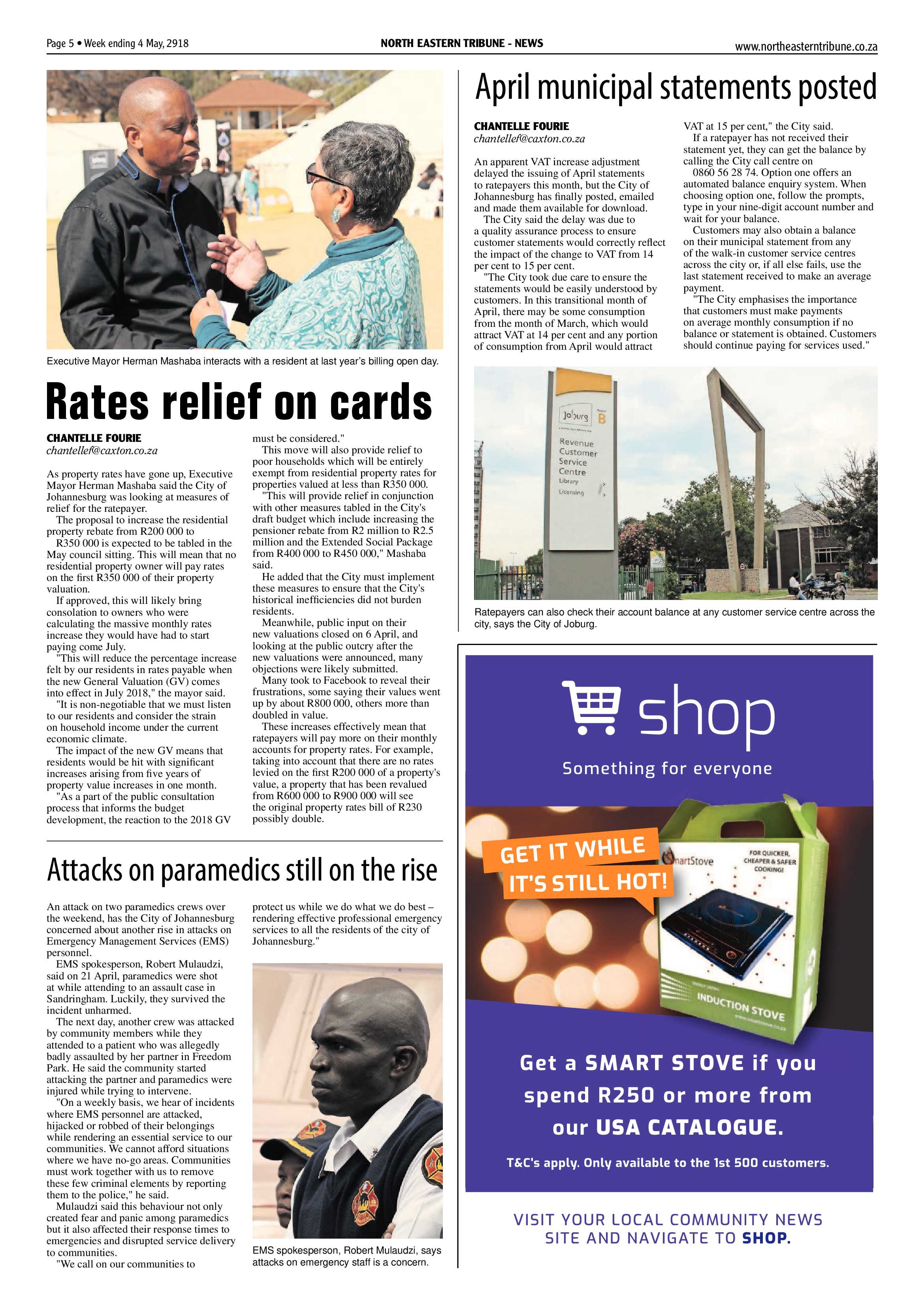 North Eastern Tribune 4 May 2018 page 5