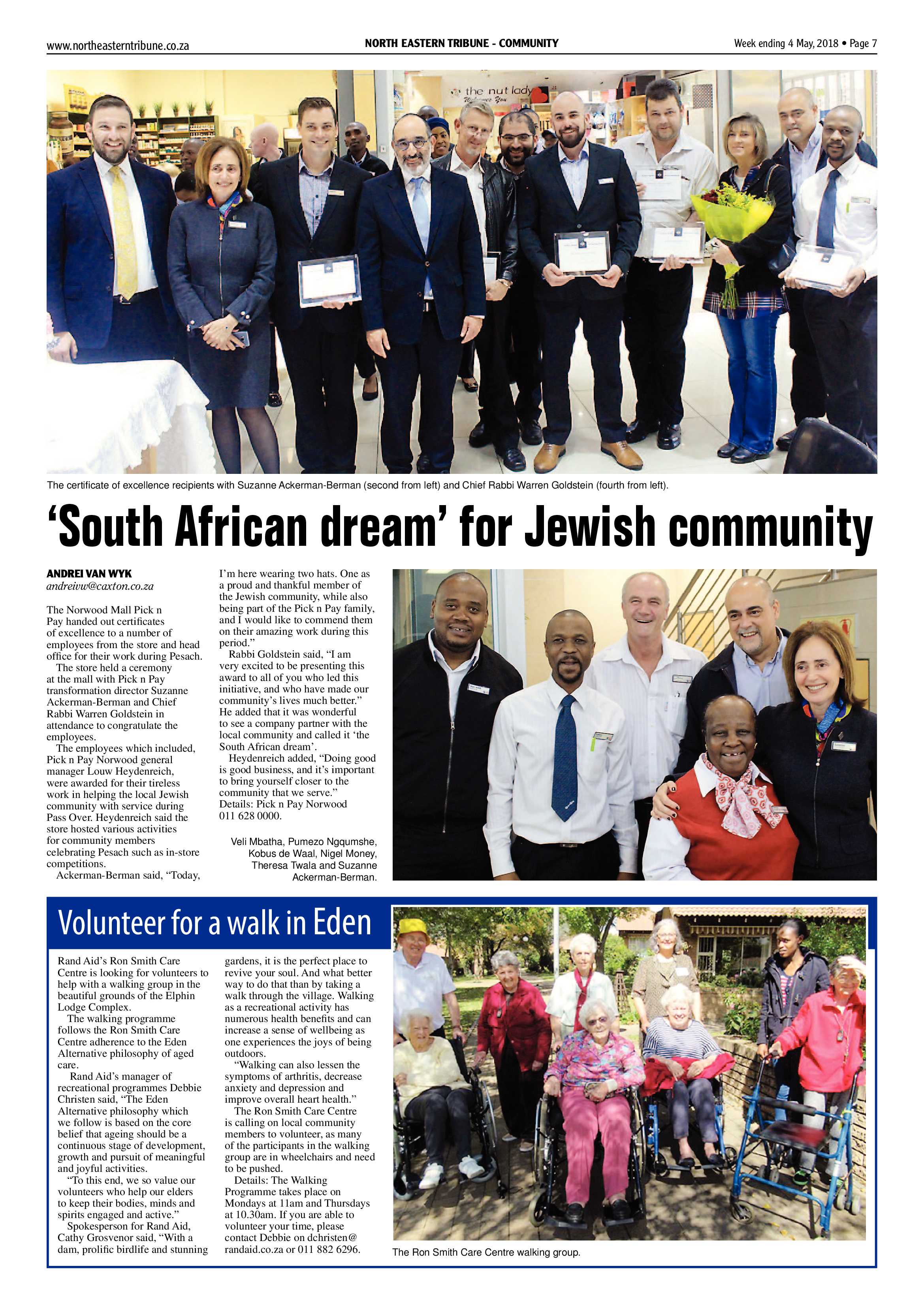 North Eastern Tribune 4 May 2018 page 7