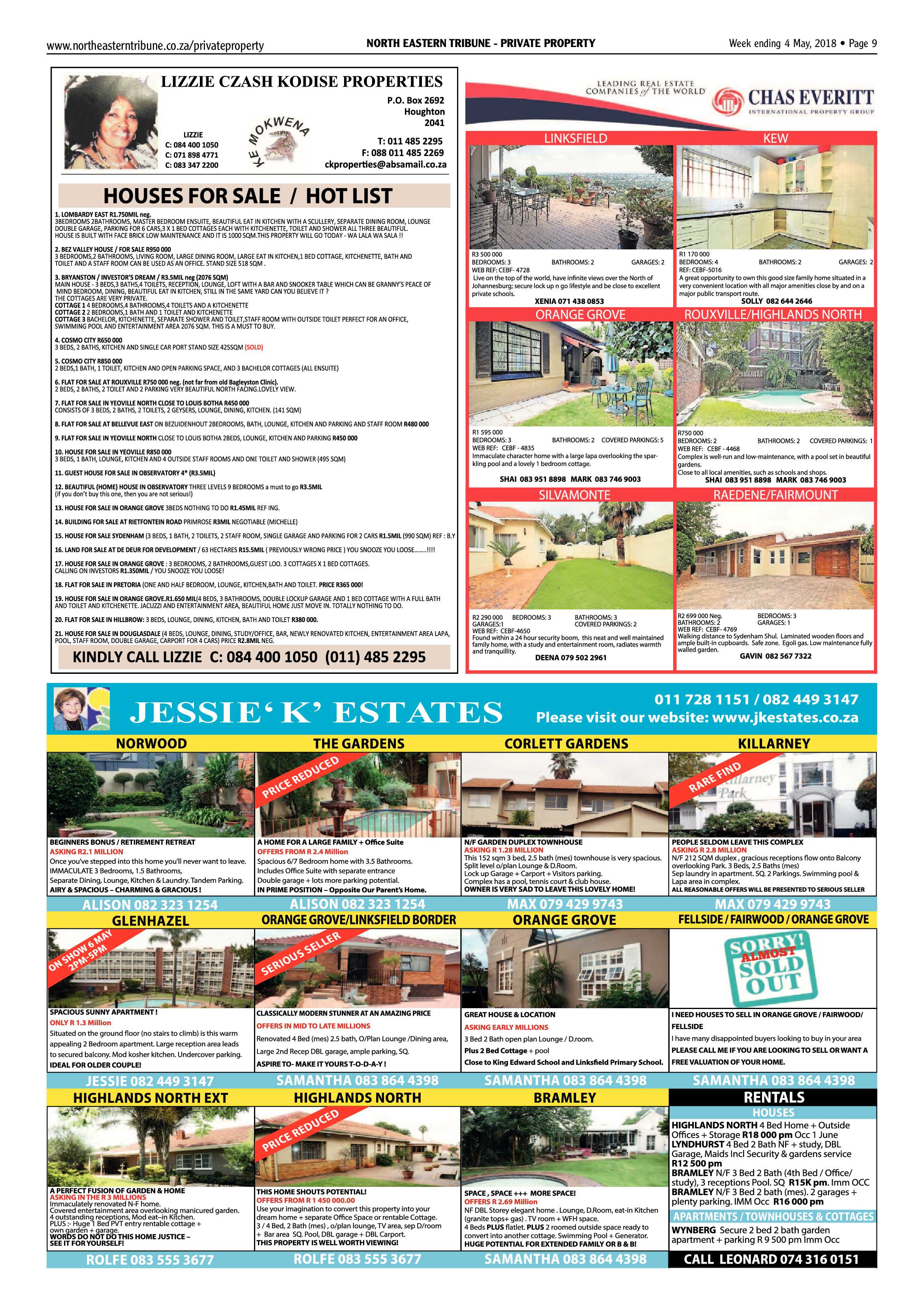 North Eastern Tribune 4 May 2018 page 9