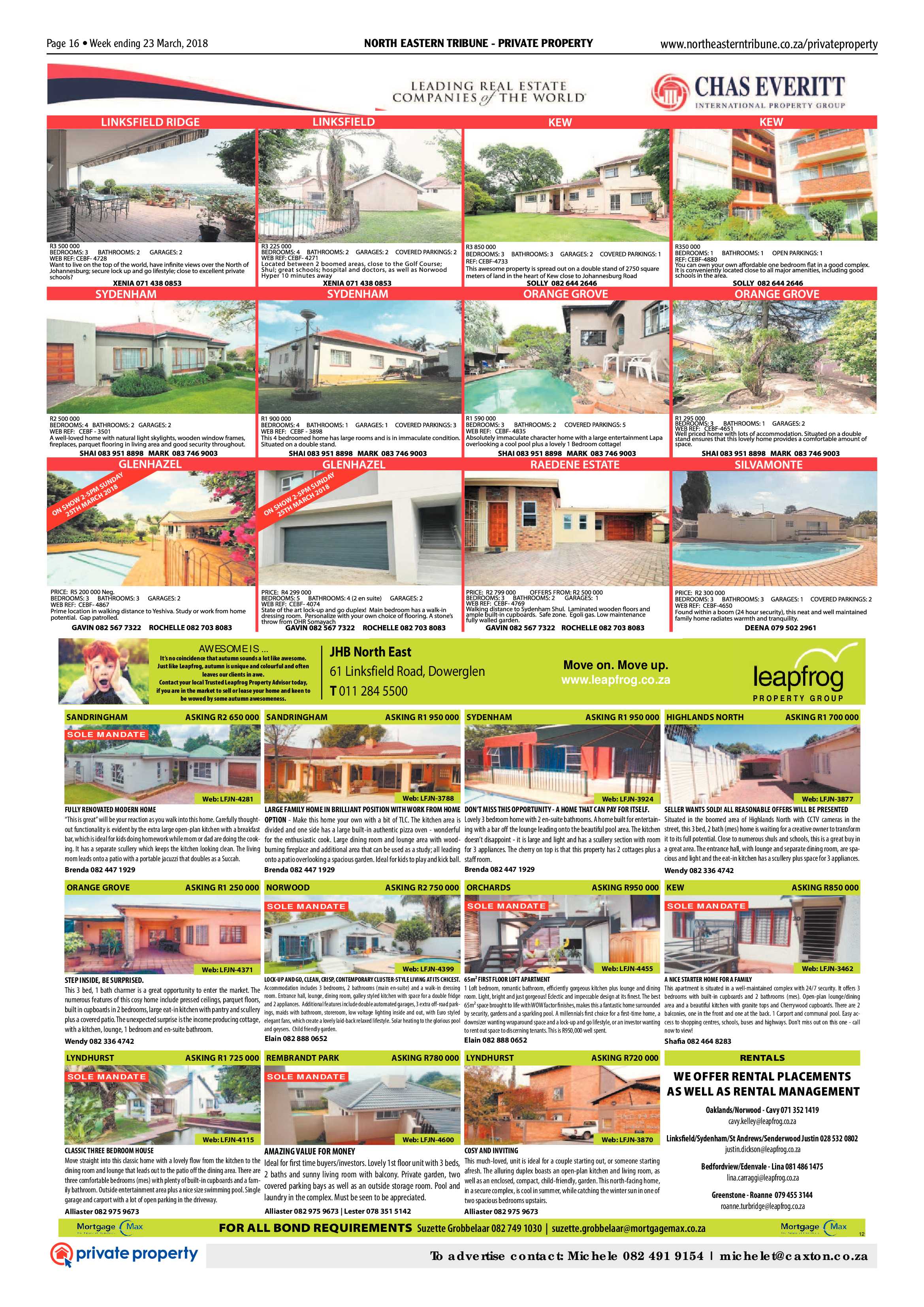 North Easter Tribune 23 March 2018 page 16