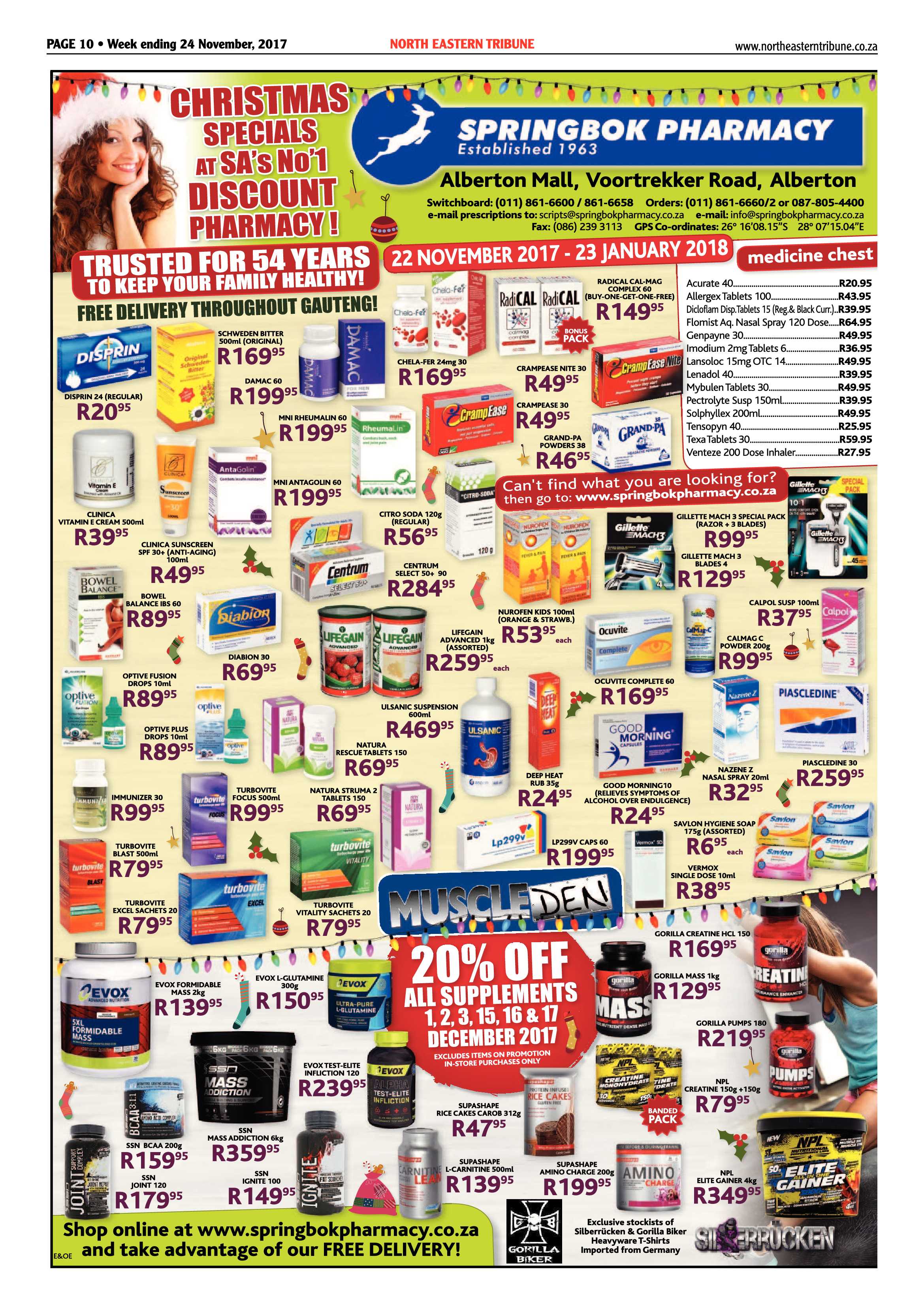 North Eastern Tribune 24 November, 2017 page 10