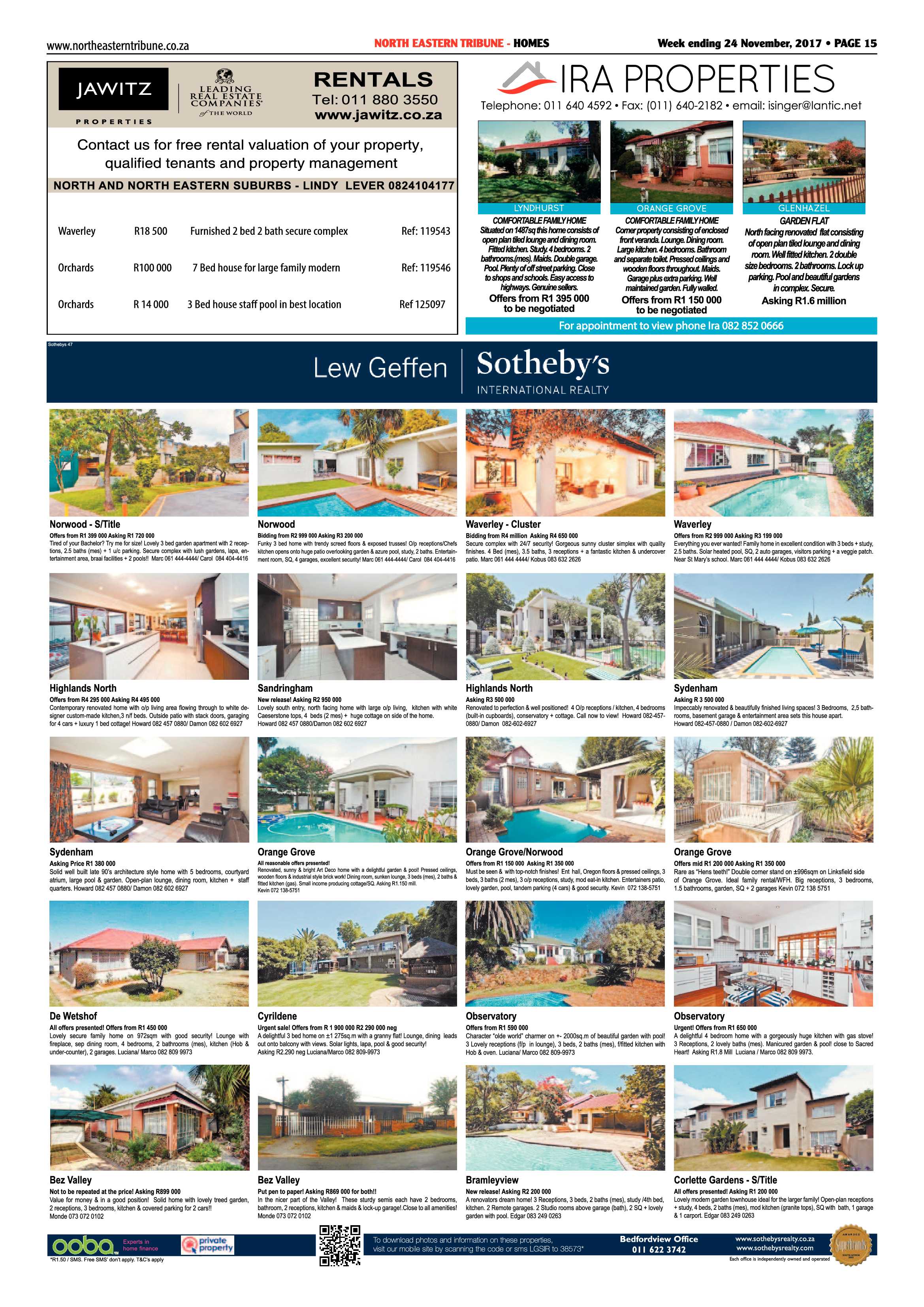 North Eastern Tribune 24 November, 2017 page 15