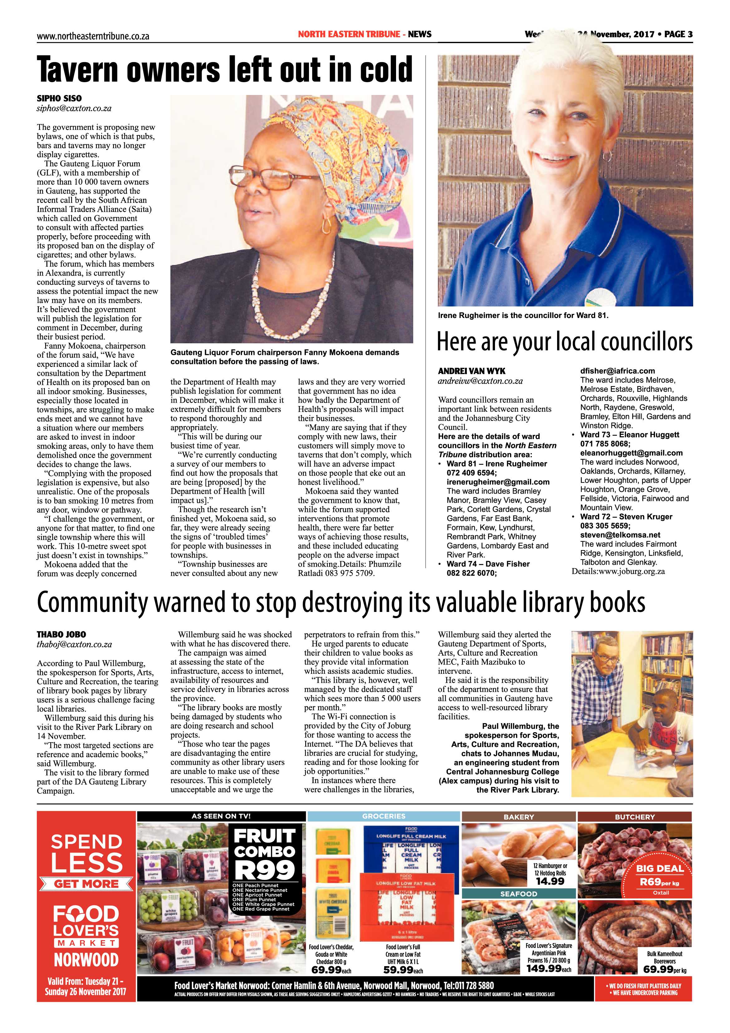North Eastern Tribune 24 November, 2017 page 3