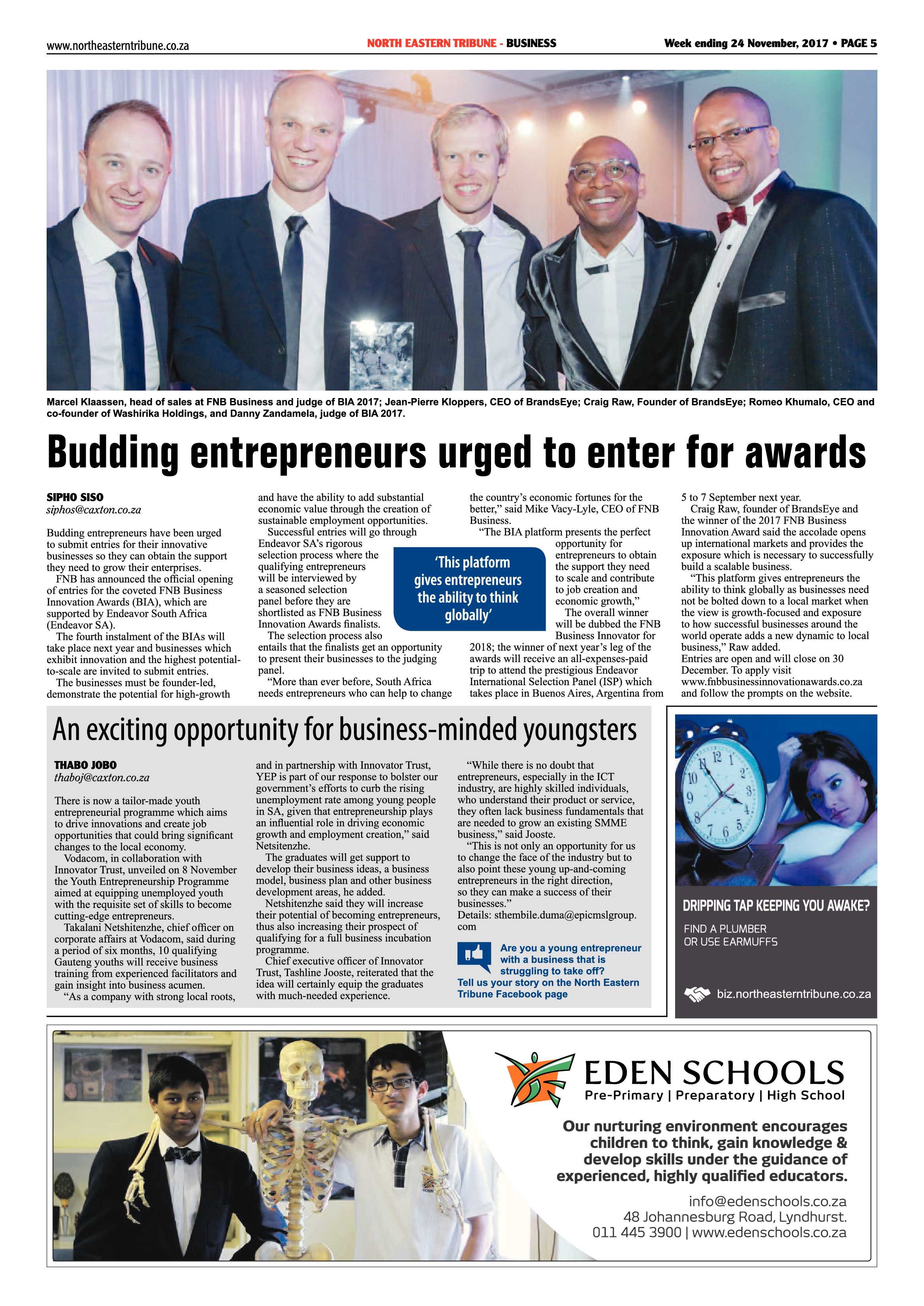North Eastern Tribune 24 November, 2017 page 5