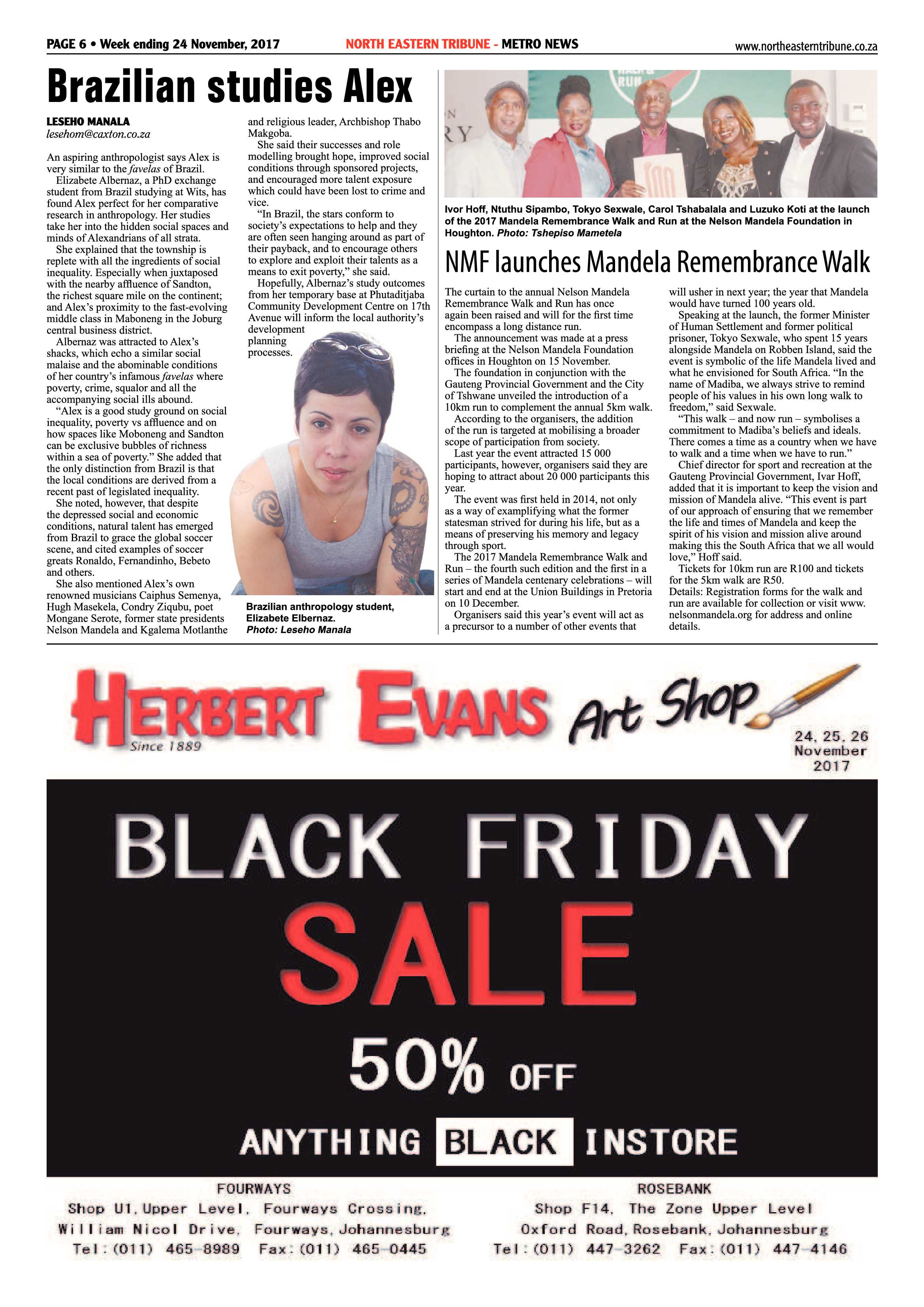 North Eastern Tribune 24 November, 2017 page 6