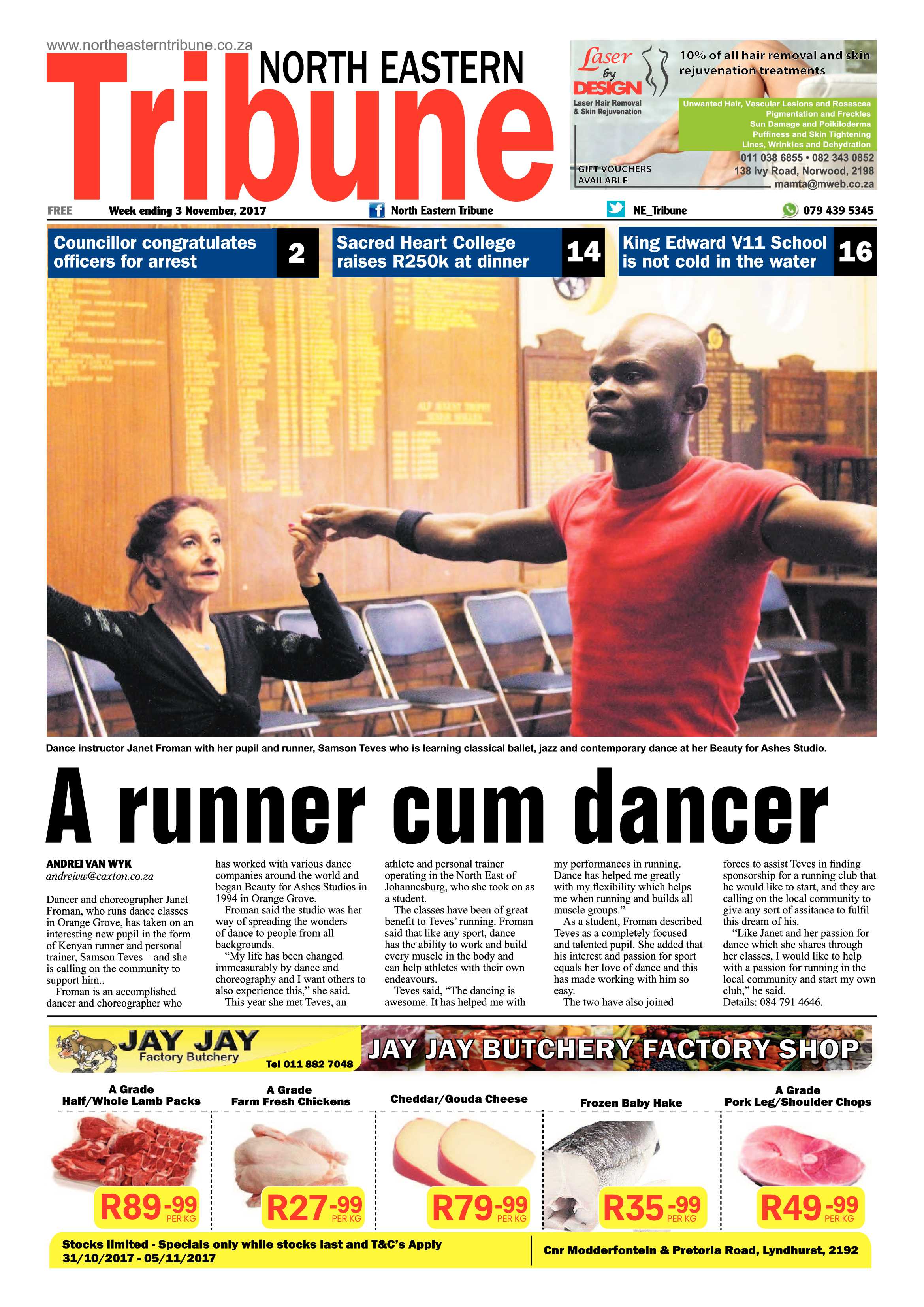 North Easter Tribune 3 November 2017 page 1