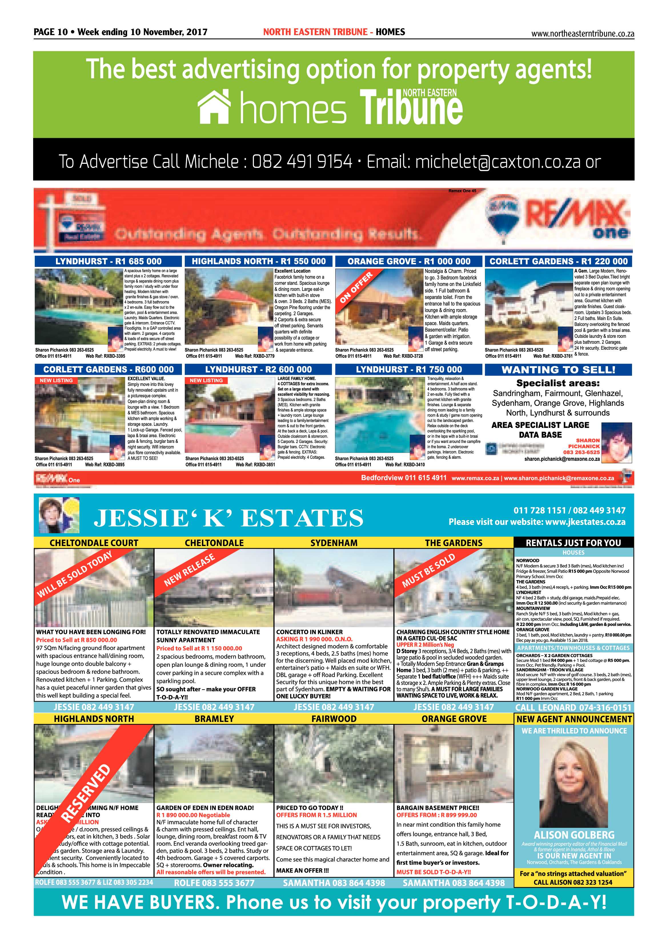 North Eastern Tribune – 10 November 2017 page 10