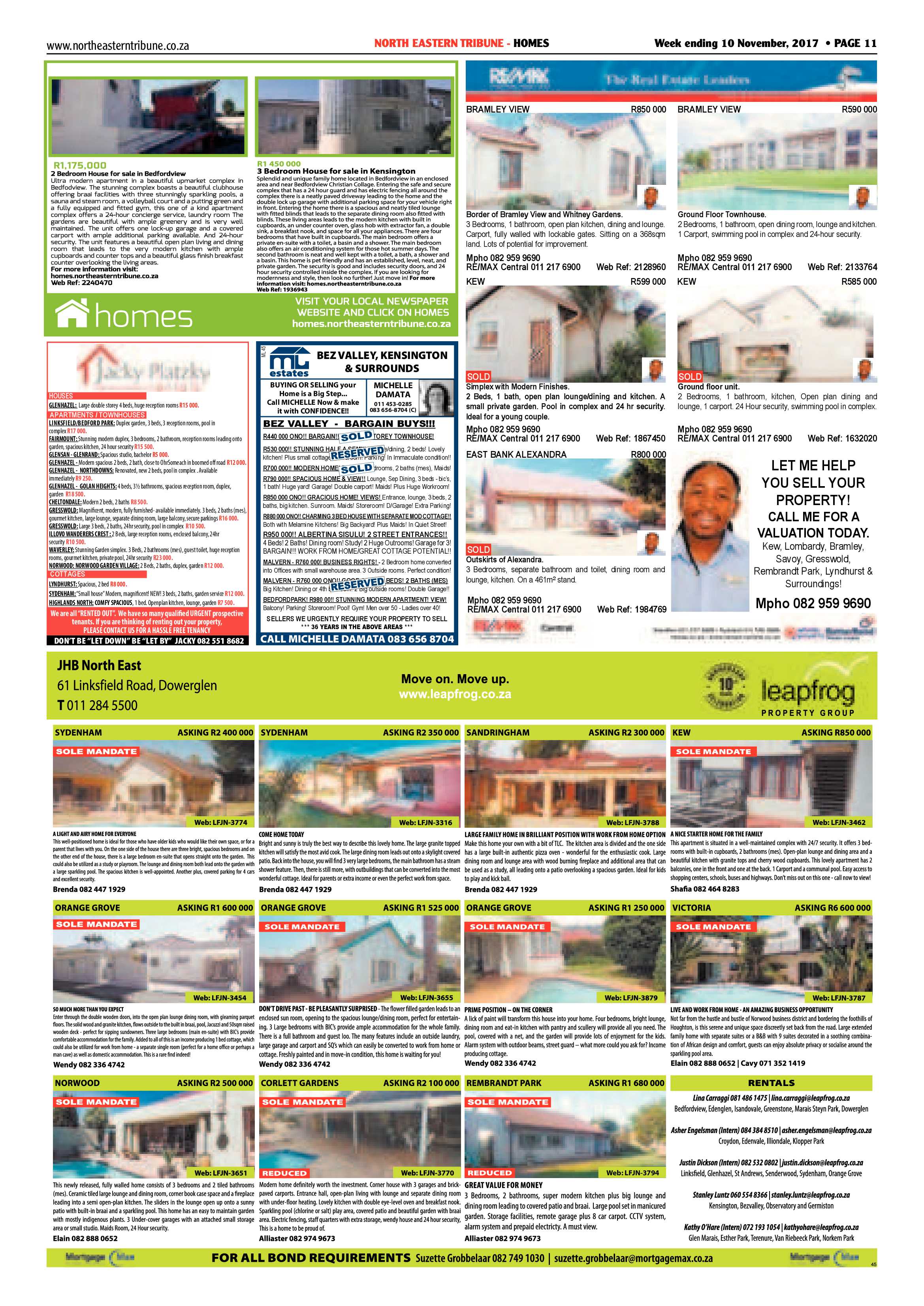 North Eastern Tribune – 10 November 2017 page 11