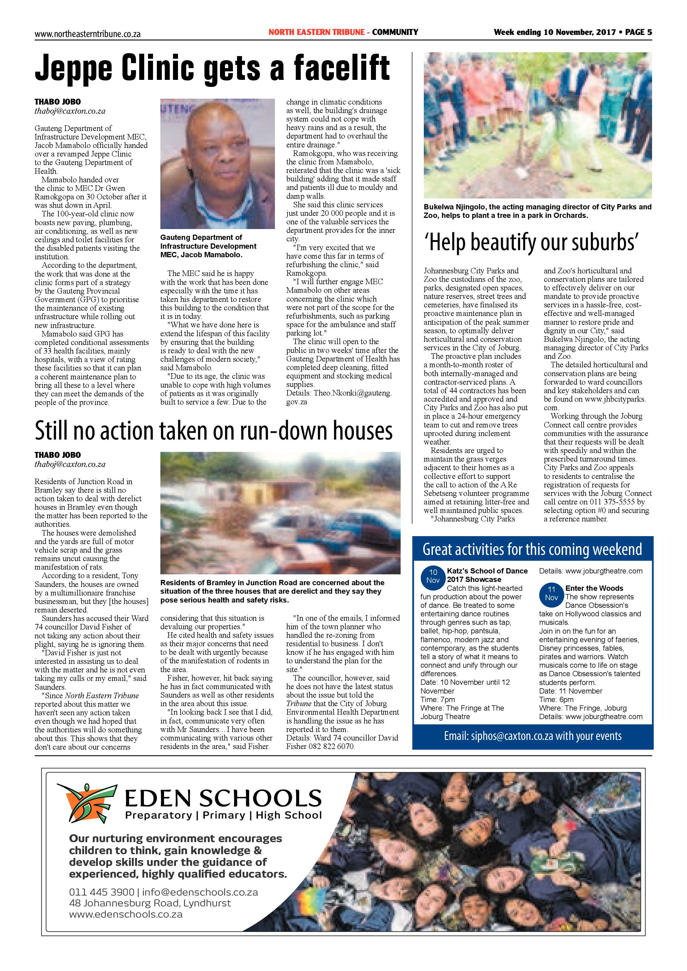 North Eastern Tribune – 10 November 2017 page 5