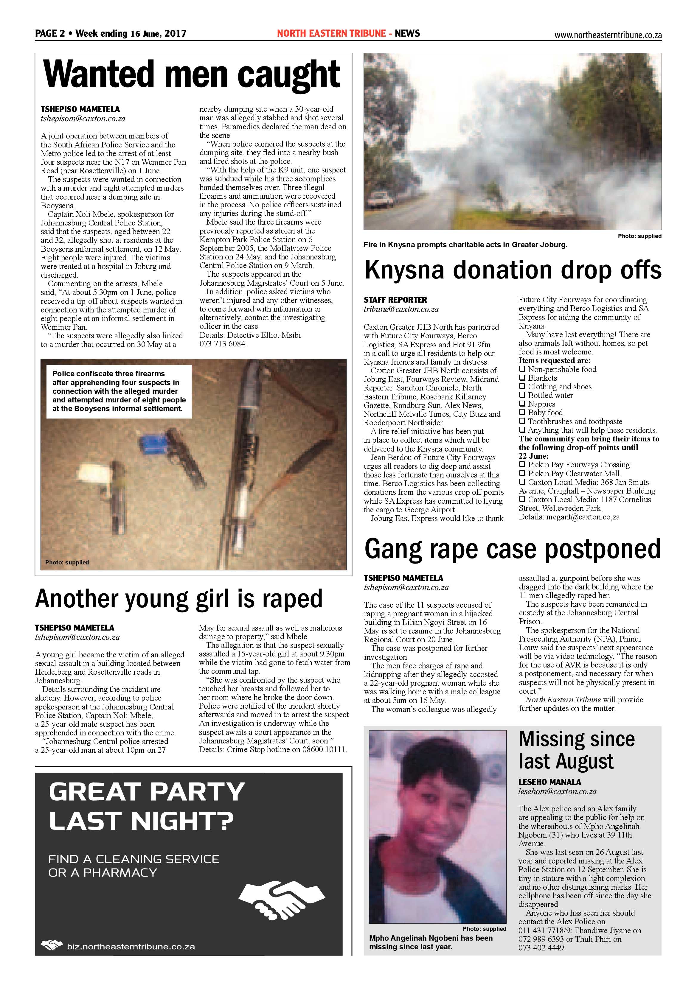 North Eastern Tribune – 16 June 2017 page 2
