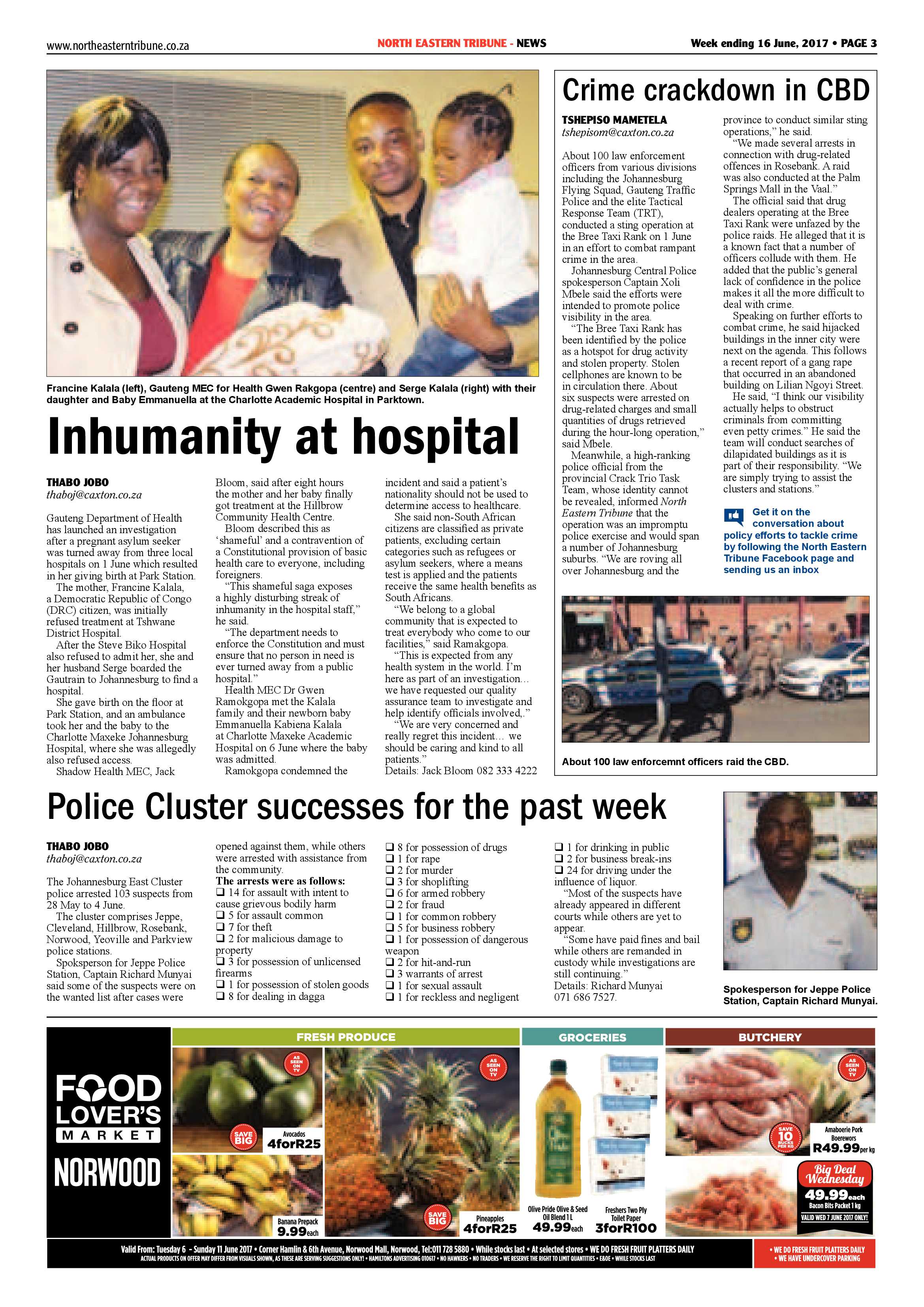 North Eastern Tribune – 16 June 2017 page 3