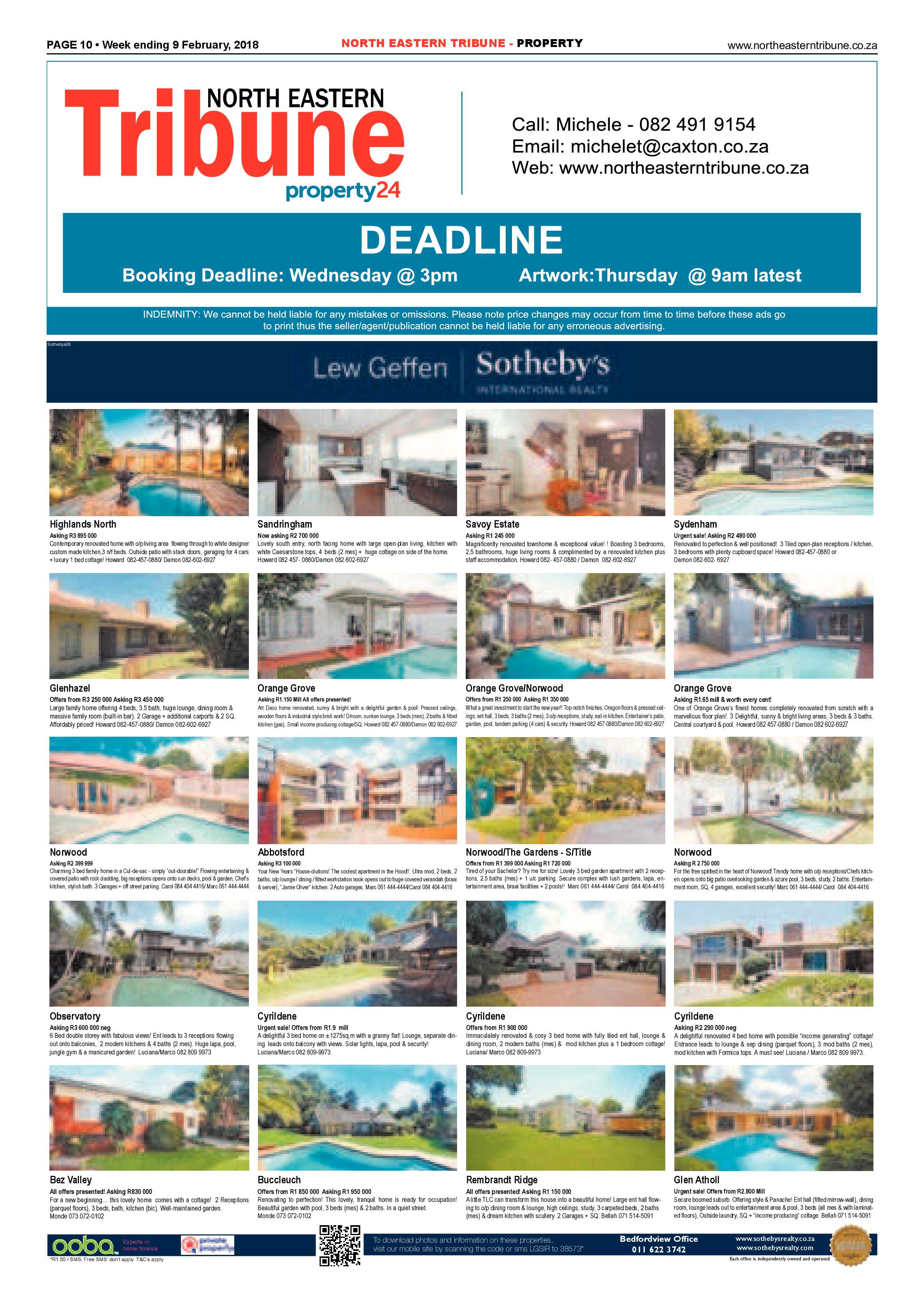 North Eastern Tribune – 9 Feb 2018 page 10