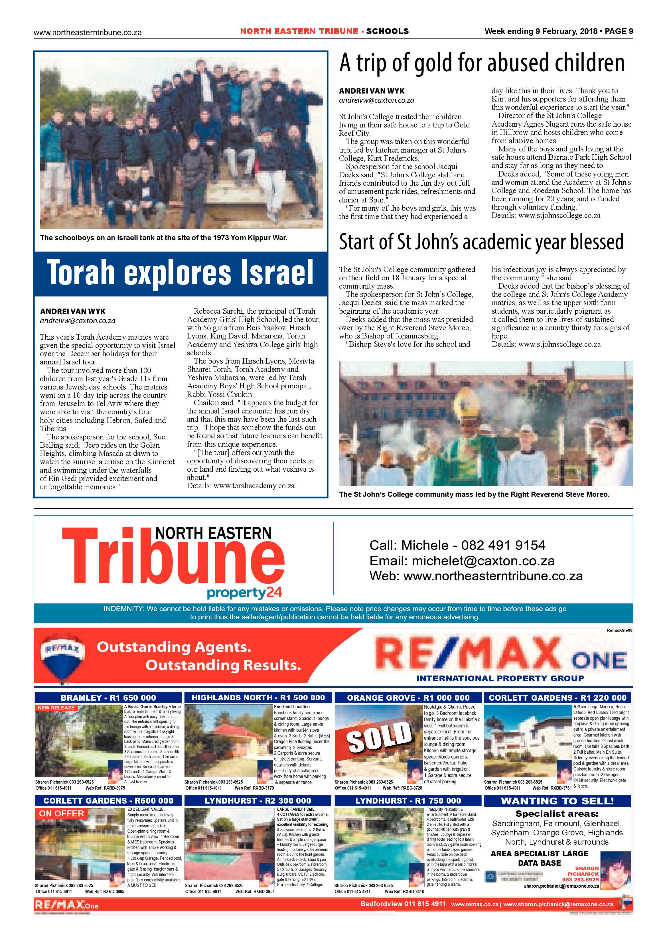 North Eastern Tribune – 9 Feb 2018 page 9