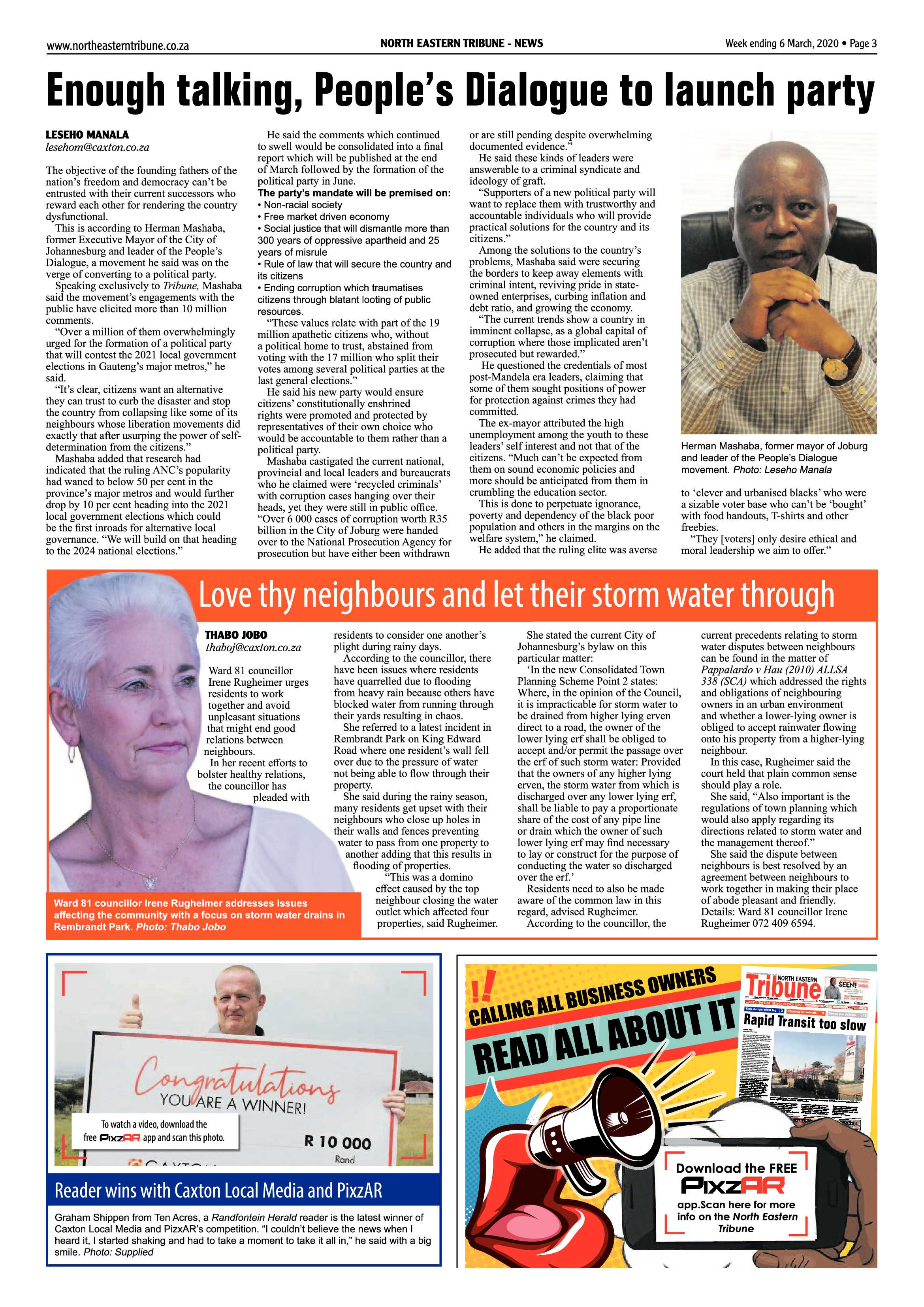 North Eastern Tribune 06 March 2020 page 3