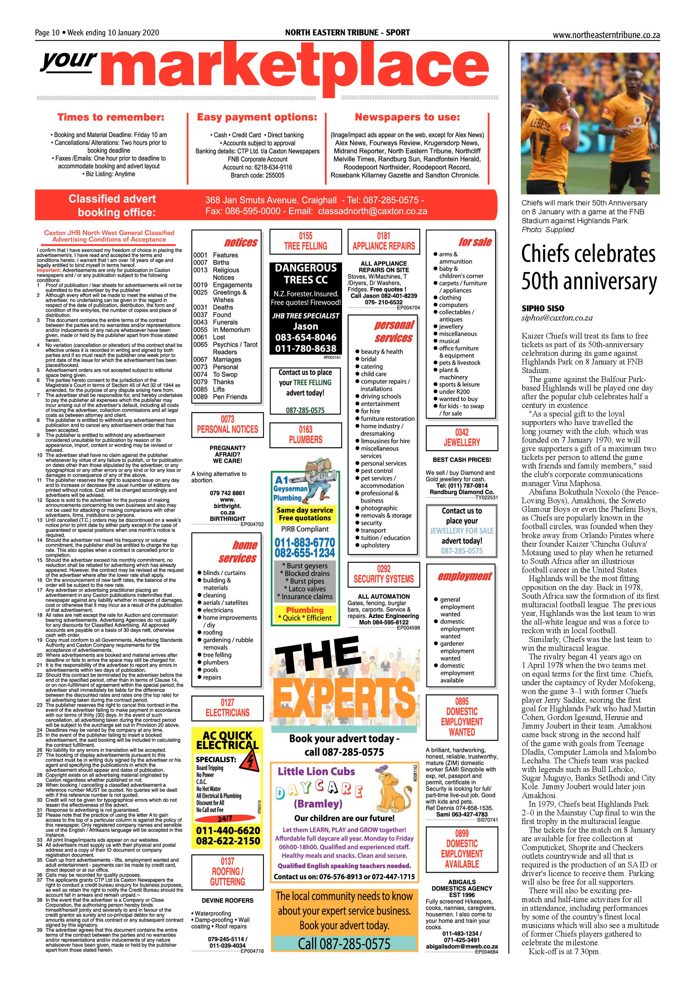 North Eastern Tribune 10 January  2020 page 10