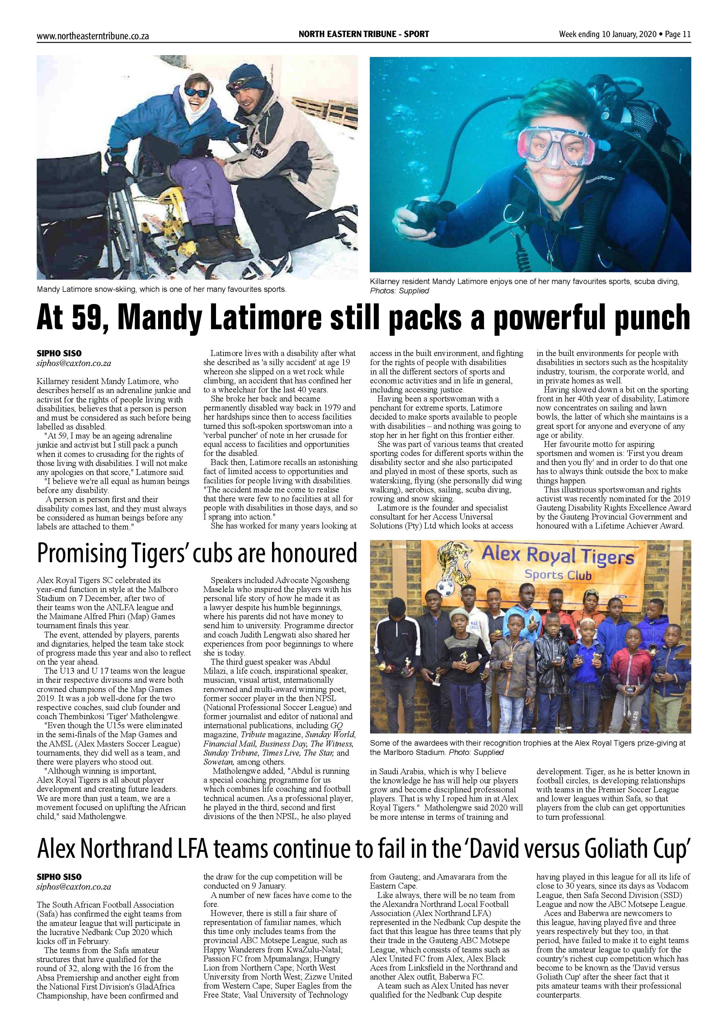 North Eastern Tribune 10 January  2020 page 11