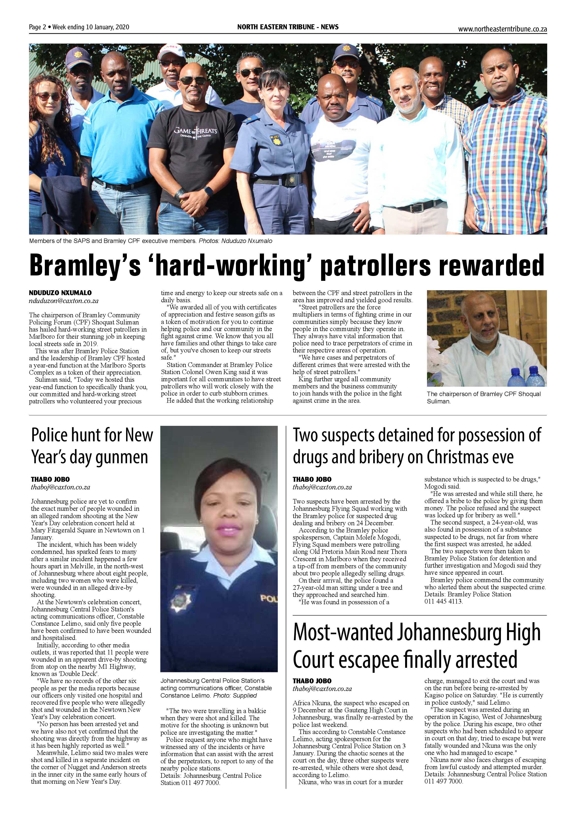 North Eastern Tribune 10 January  2020 page 2