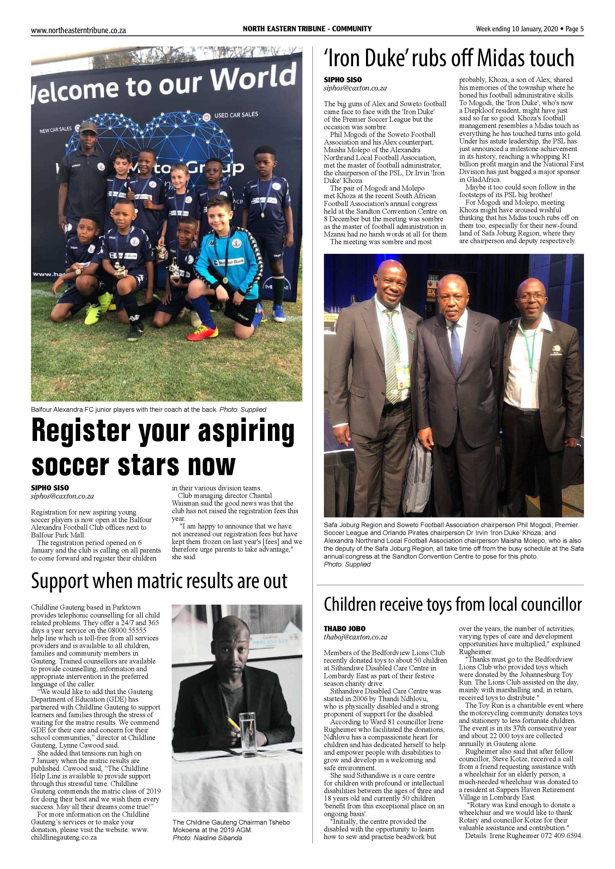 North Eastern Tribune 10 January  2020 page 5