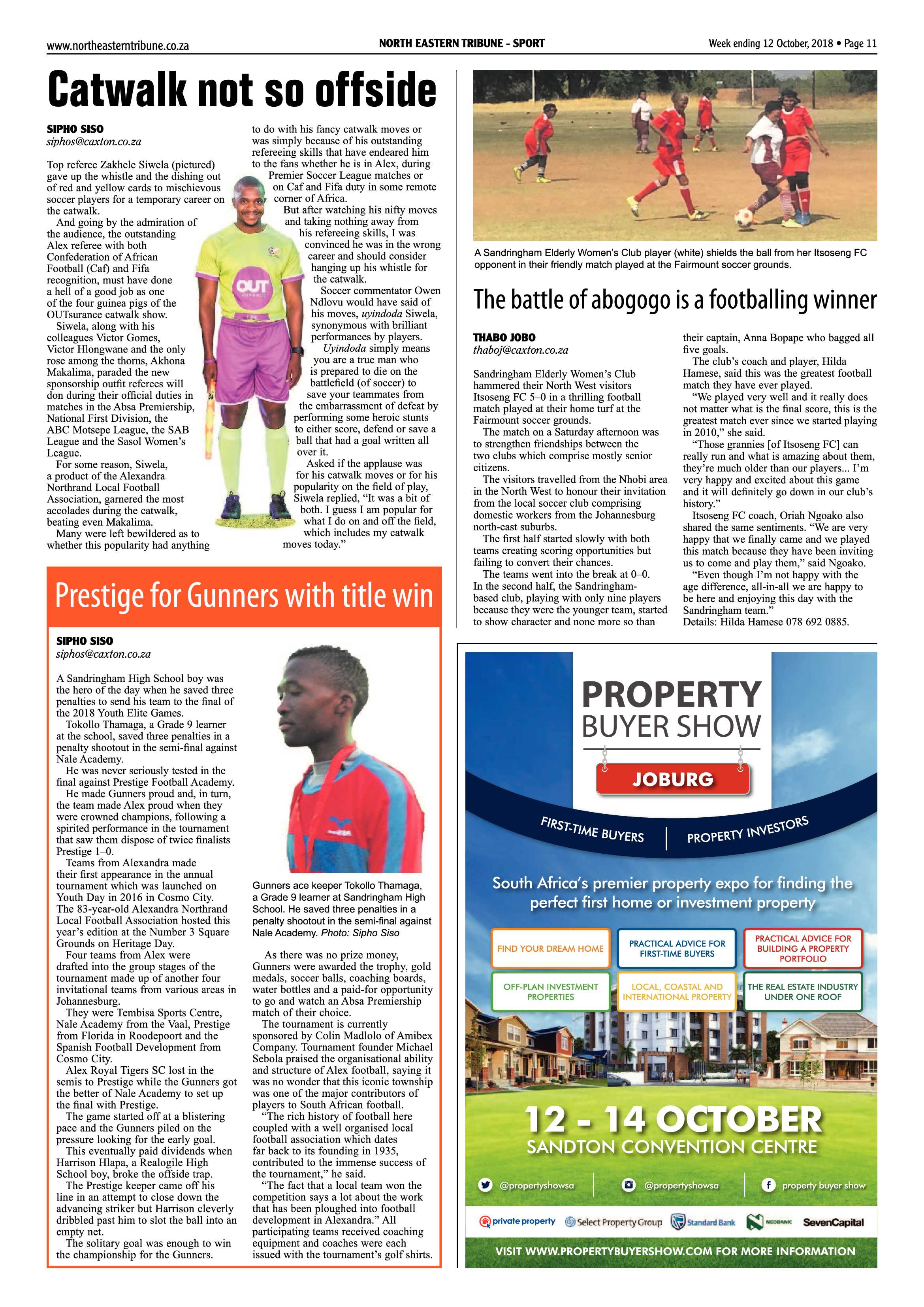 North Eastern Tribune 12 October, 2018 page 11