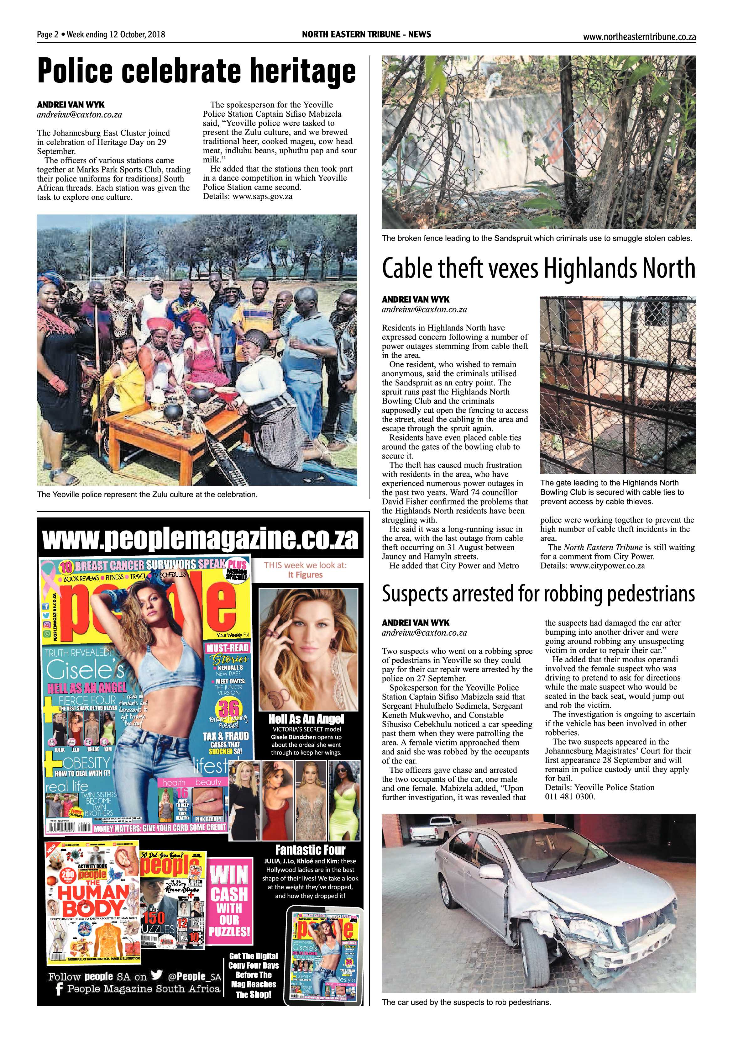 North Eastern Tribune 12 October, 2018 page 2