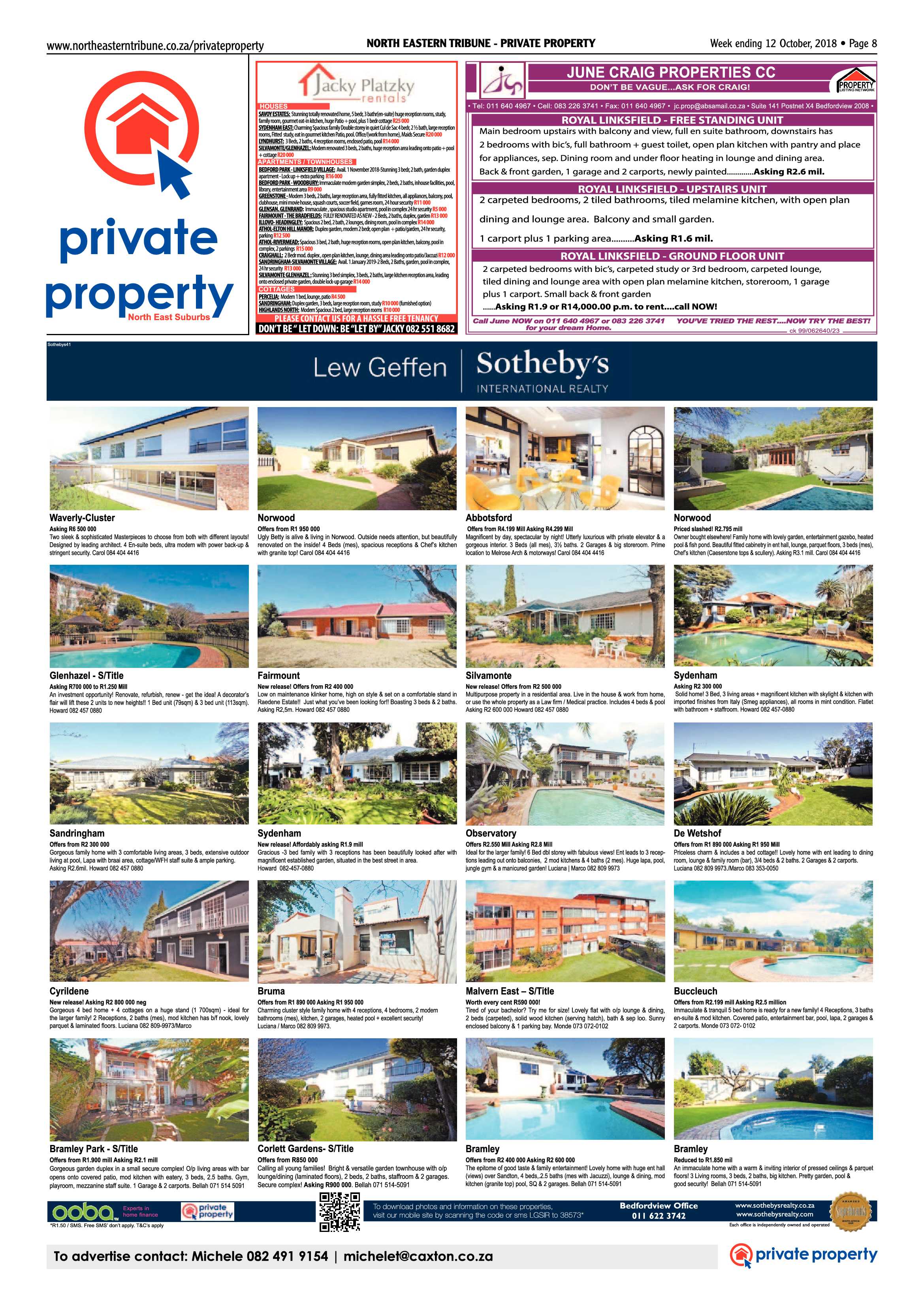 North Eastern Tribune 12 October, 2018 page 8