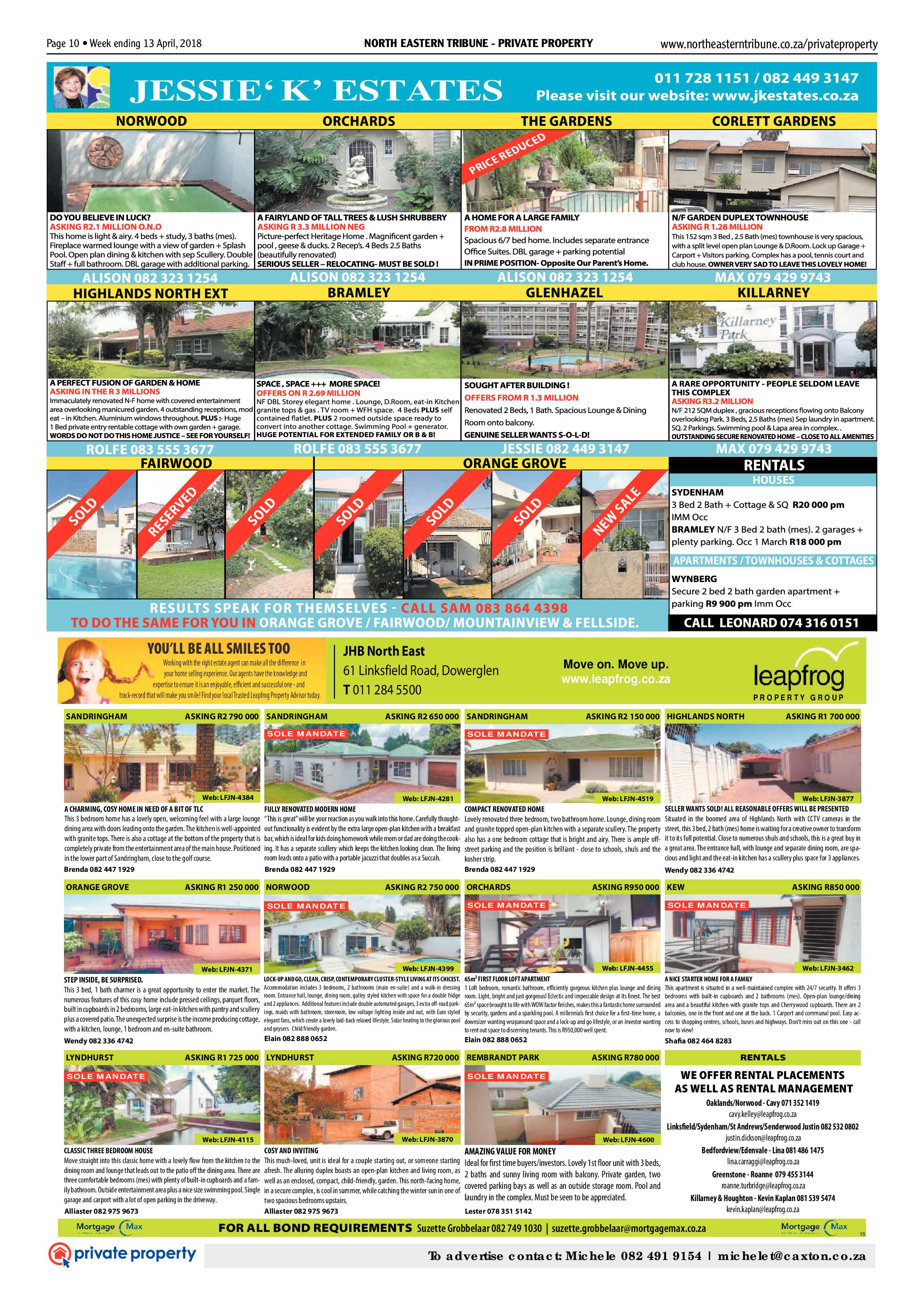 North Eastern Tribune 13 April 2018 page 10