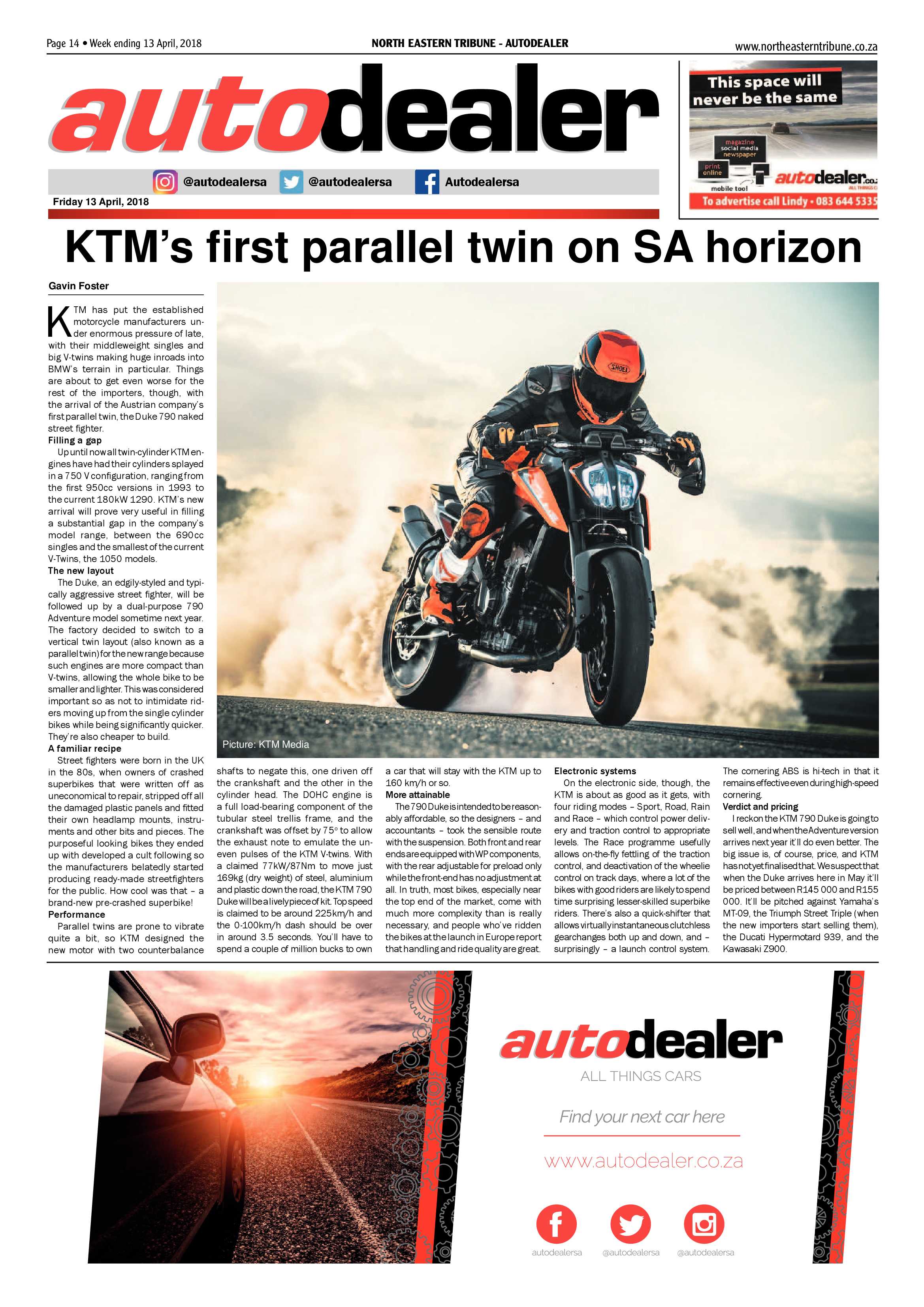 North Eastern Tribune 13 April 2018 page 14