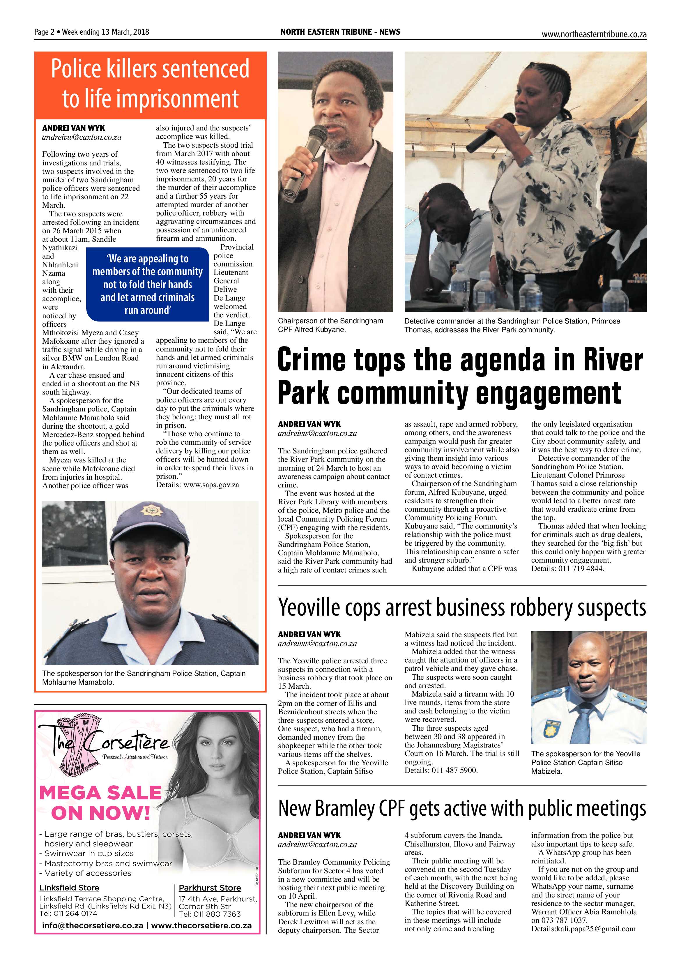 North Eastern Tribune 13 April 2018 page 2