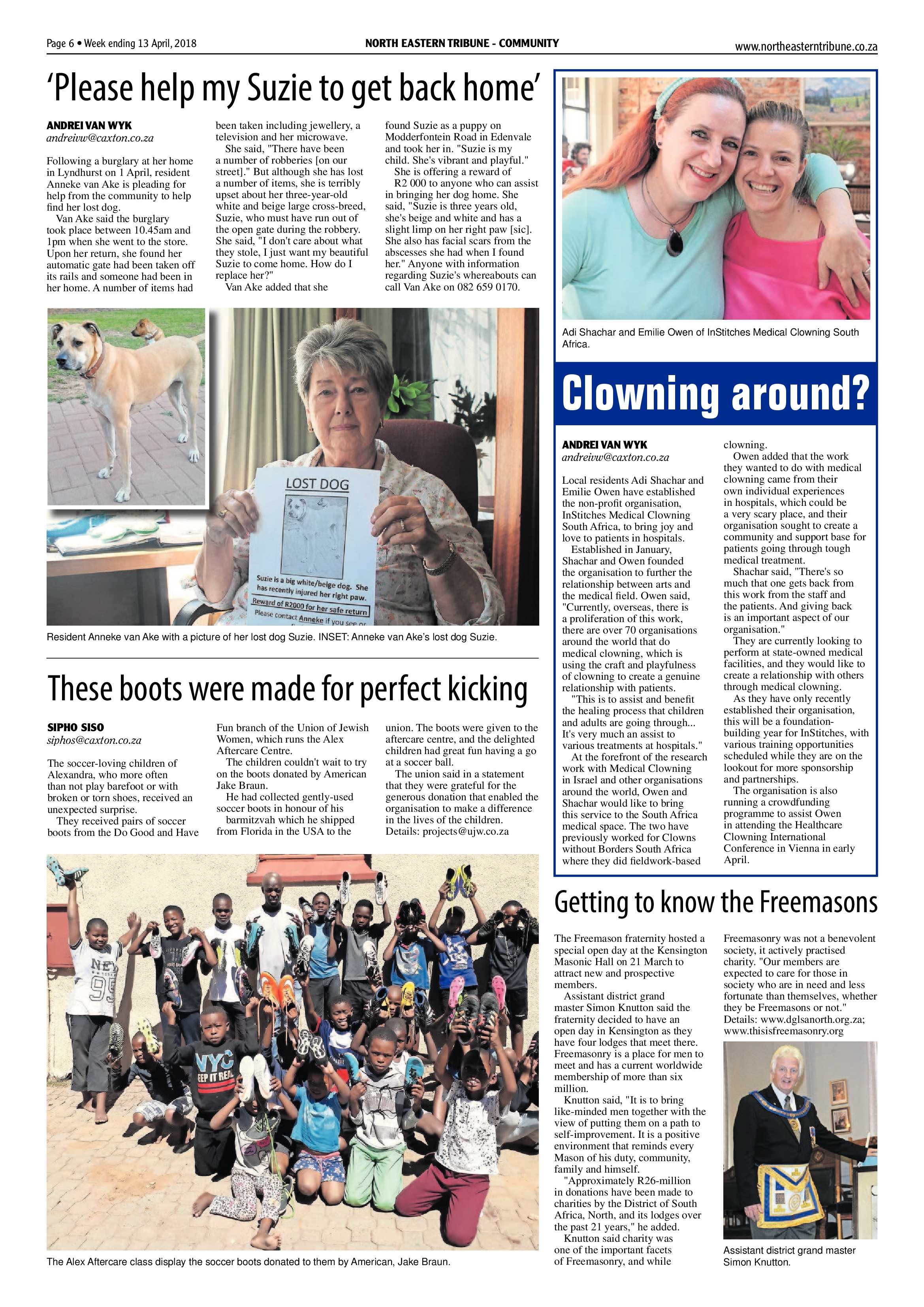 North Eastern Tribune 13 April 2018 page 6