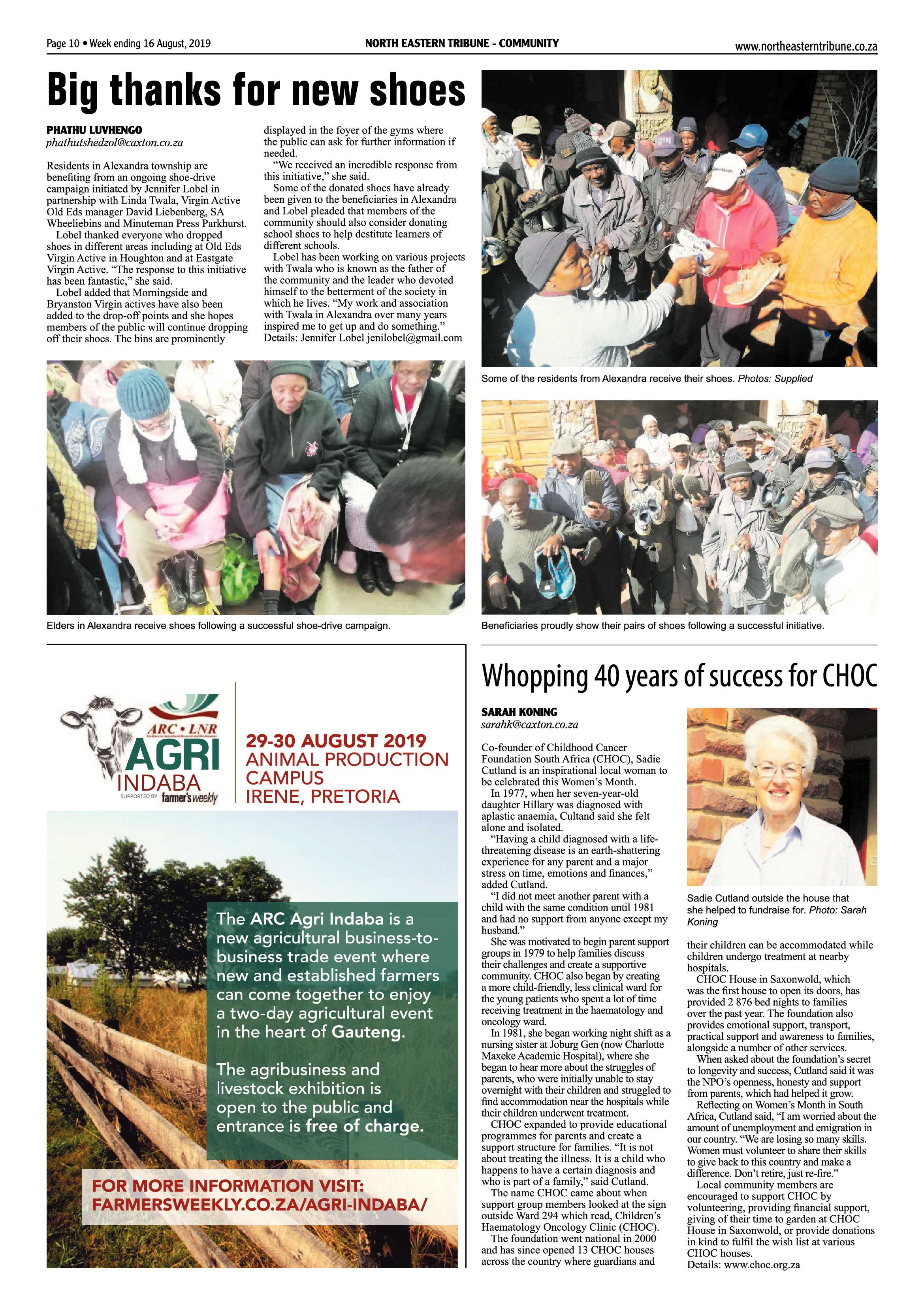North Eastern Tribune 13 August, 2019 page 10