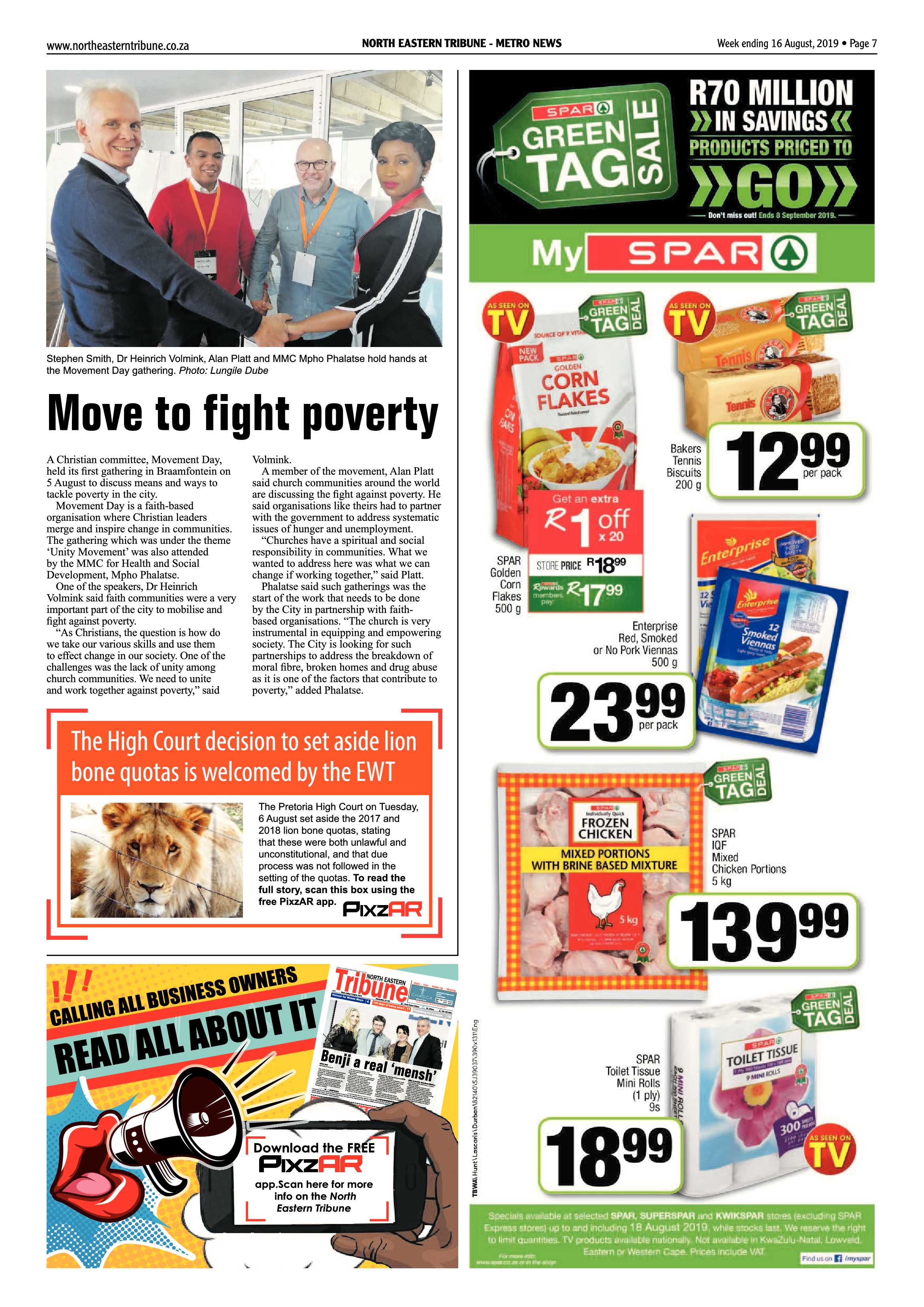 North Eastern Tribune 13 August, 2019 page 7