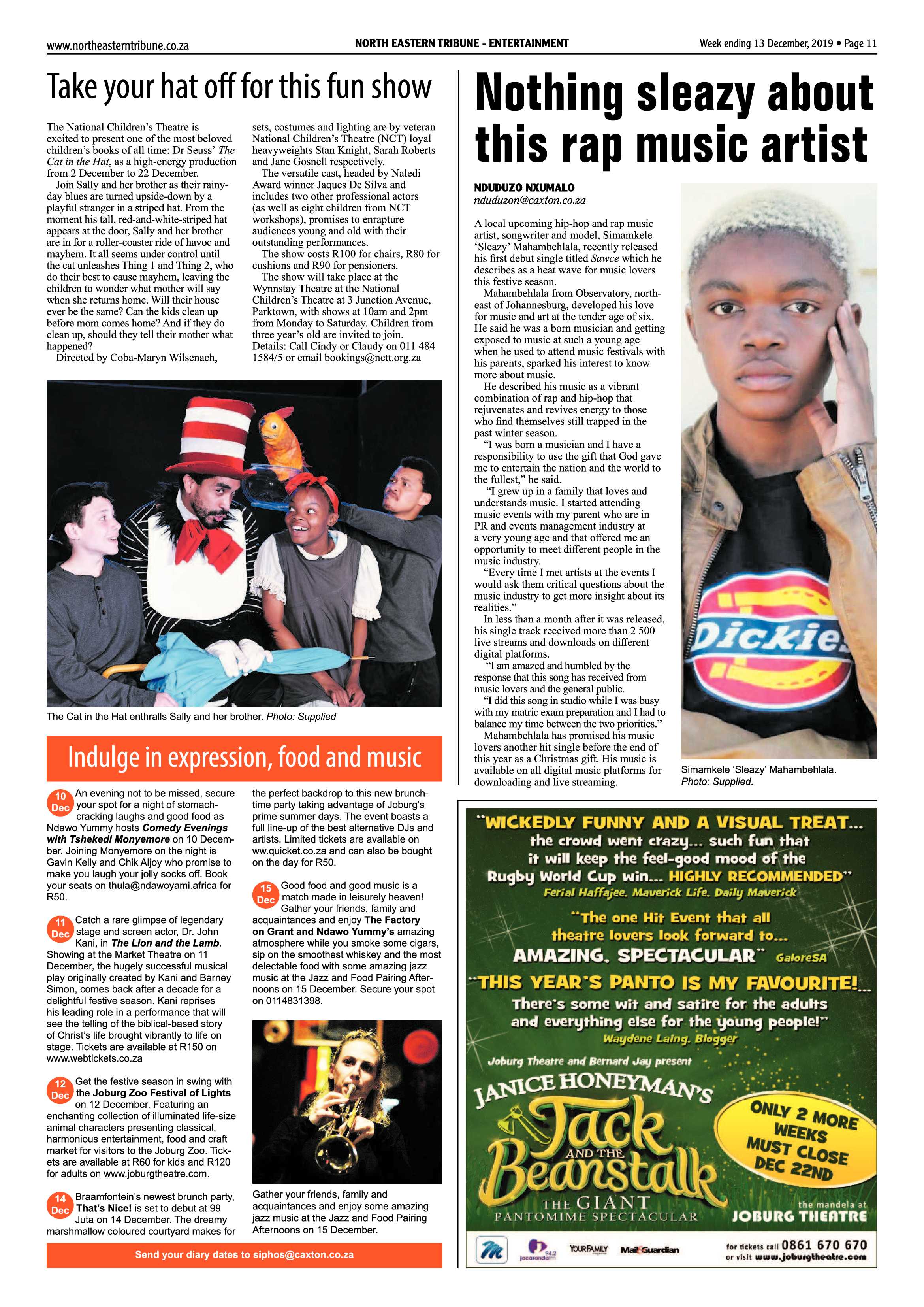 North Eastern Tribune 09 December 2019 page 11