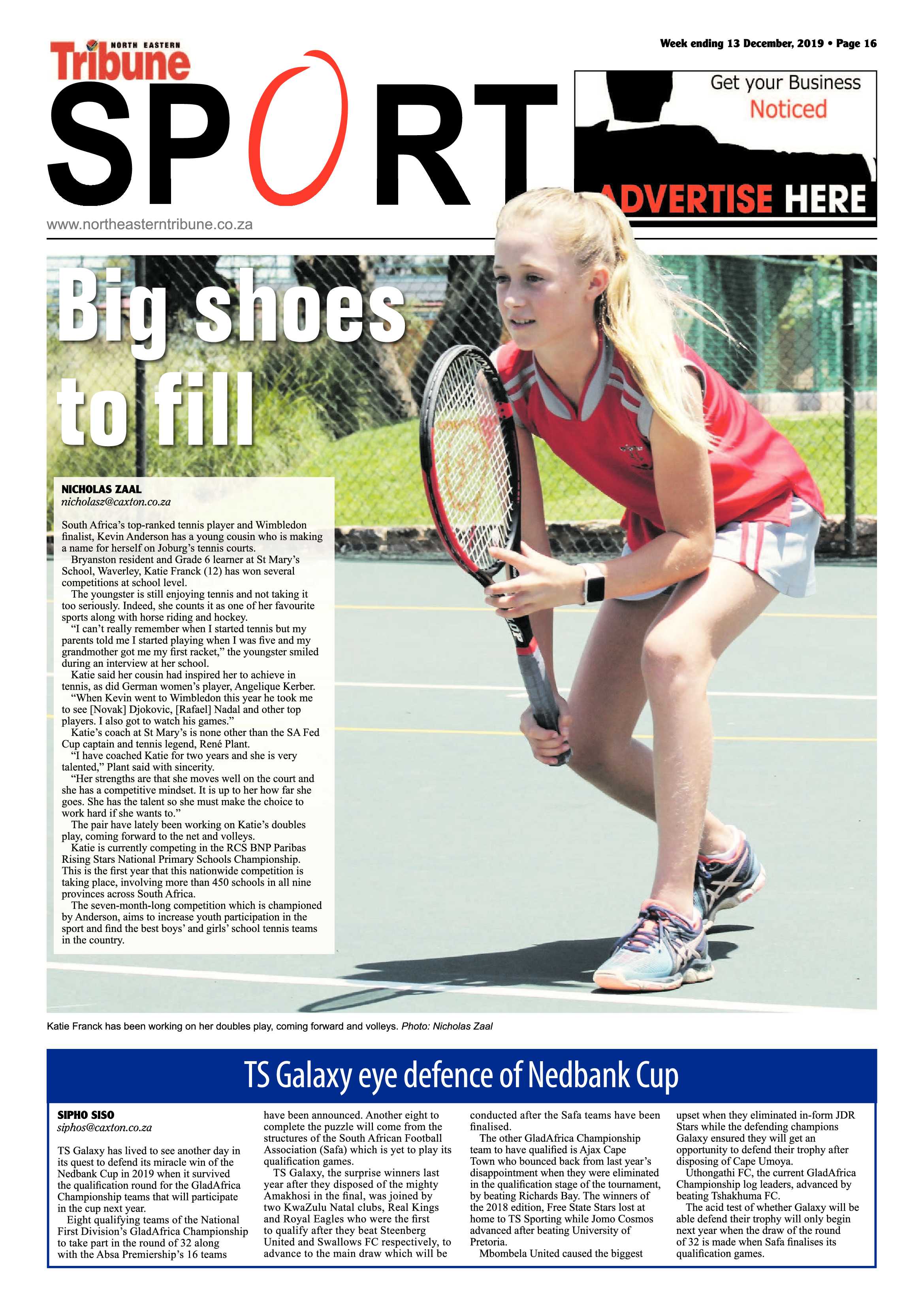 North Eastern Tribune 09 December 2019 page 16
