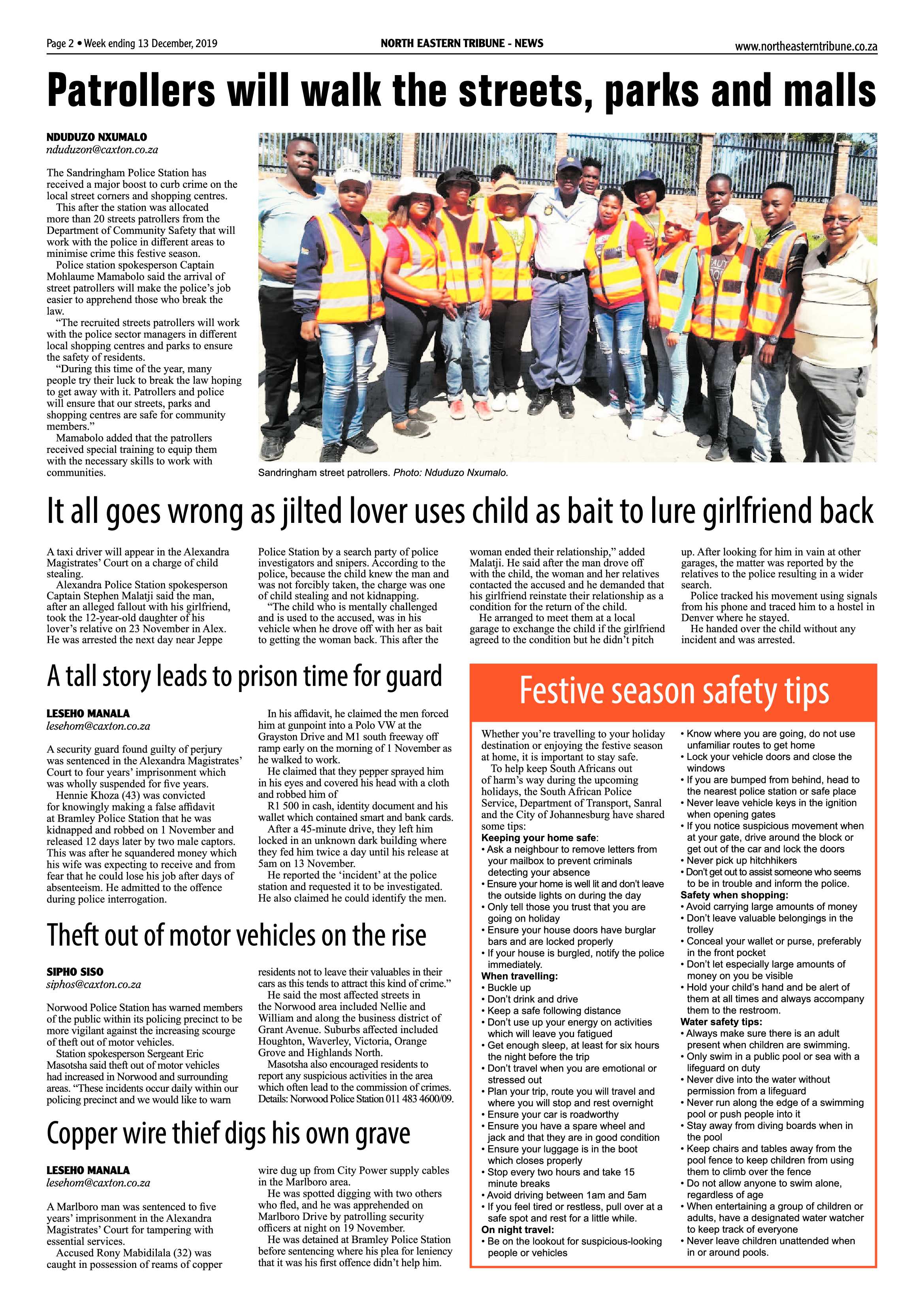 North Eastern Tribune 09 December 2019 page 2