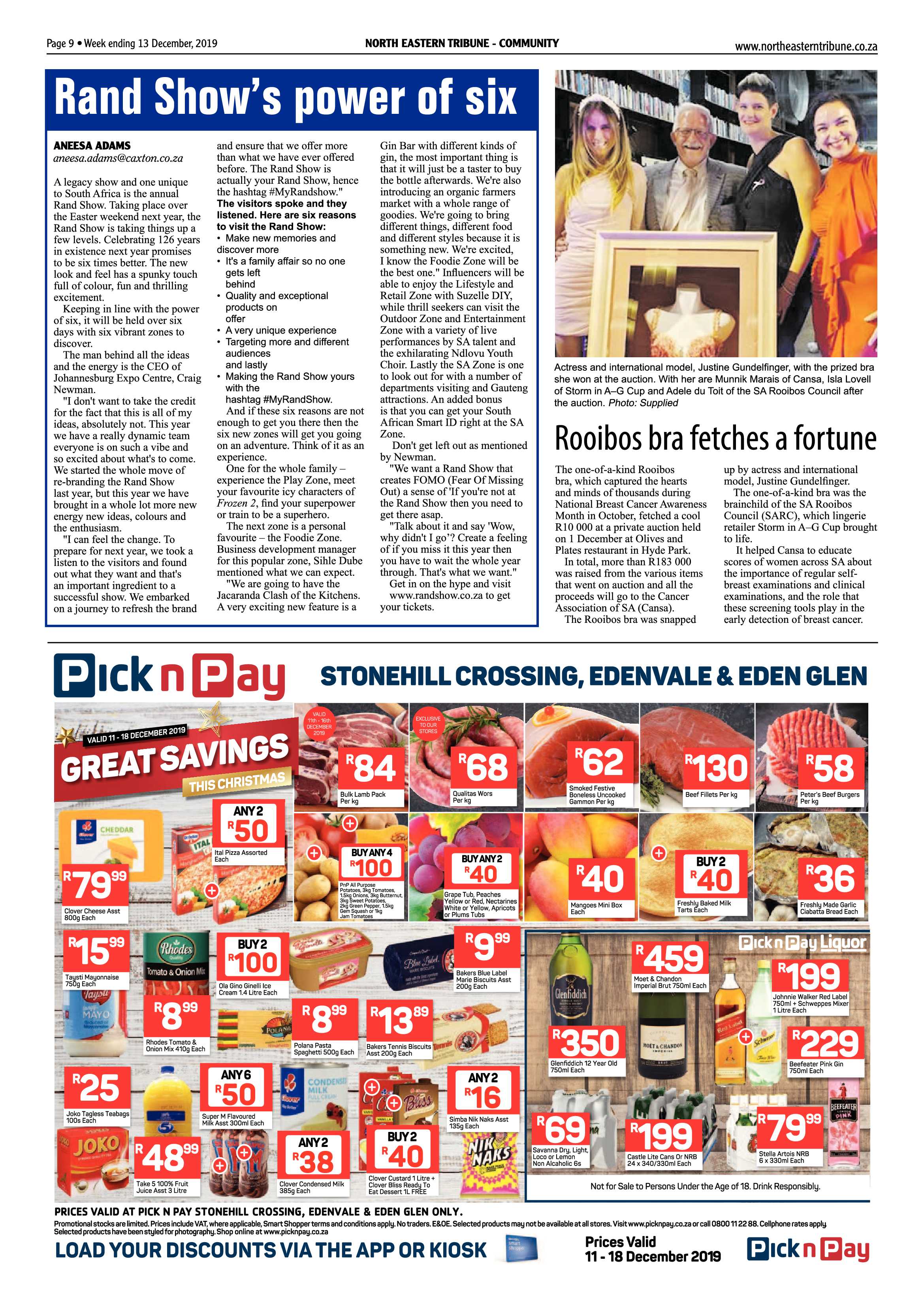 North Eastern Tribune 09 December 2019 page 9