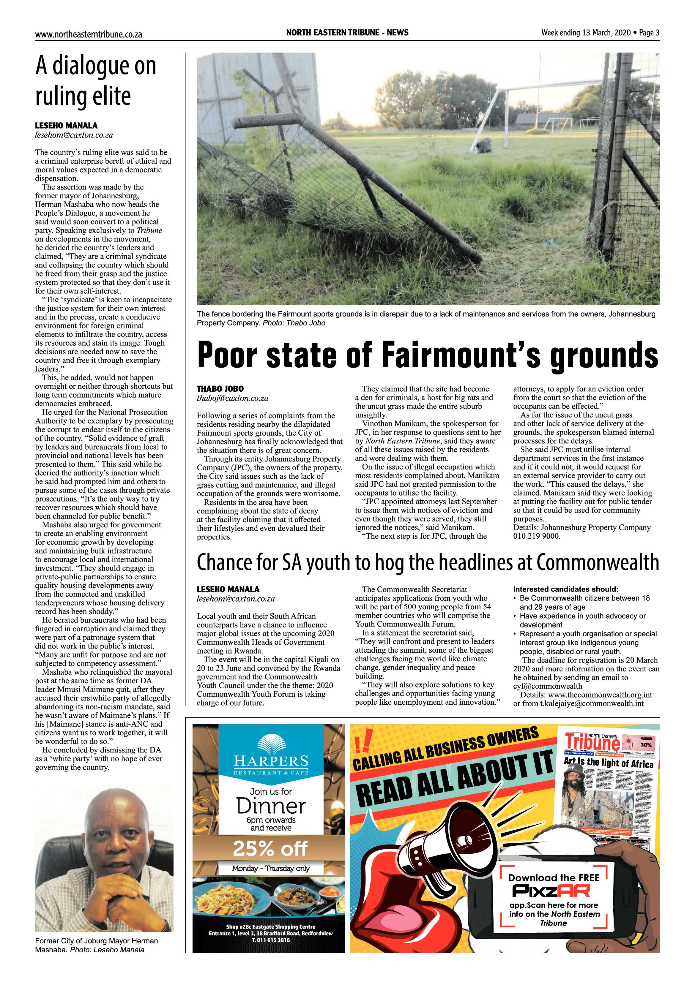 North Eastern Tribune 13 March 2020 page 3