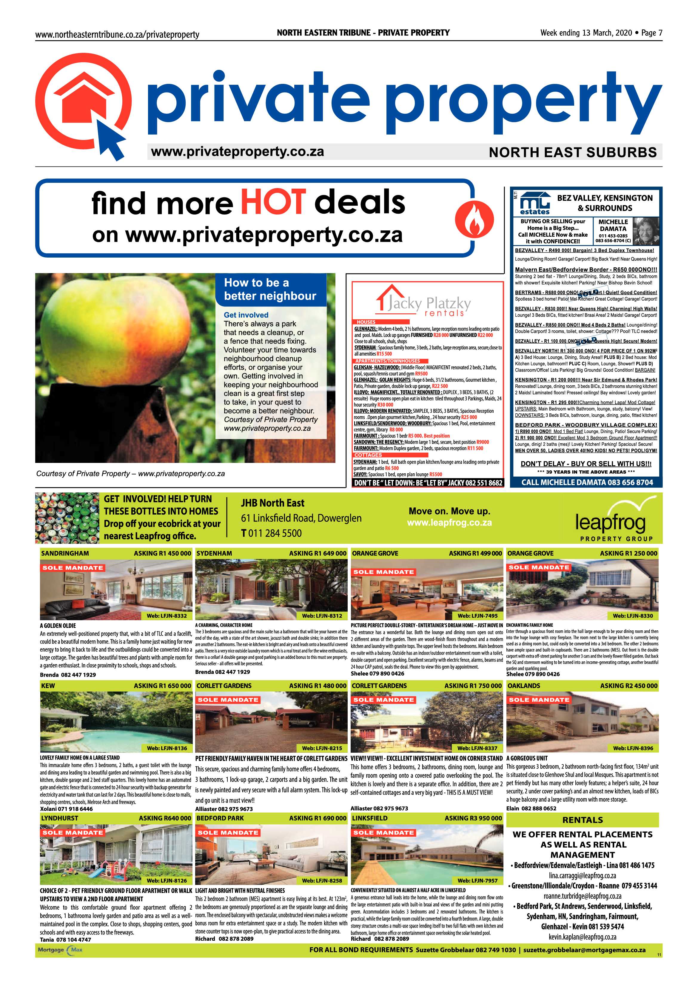 North Eastern Tribune 13 March 2020 page 7