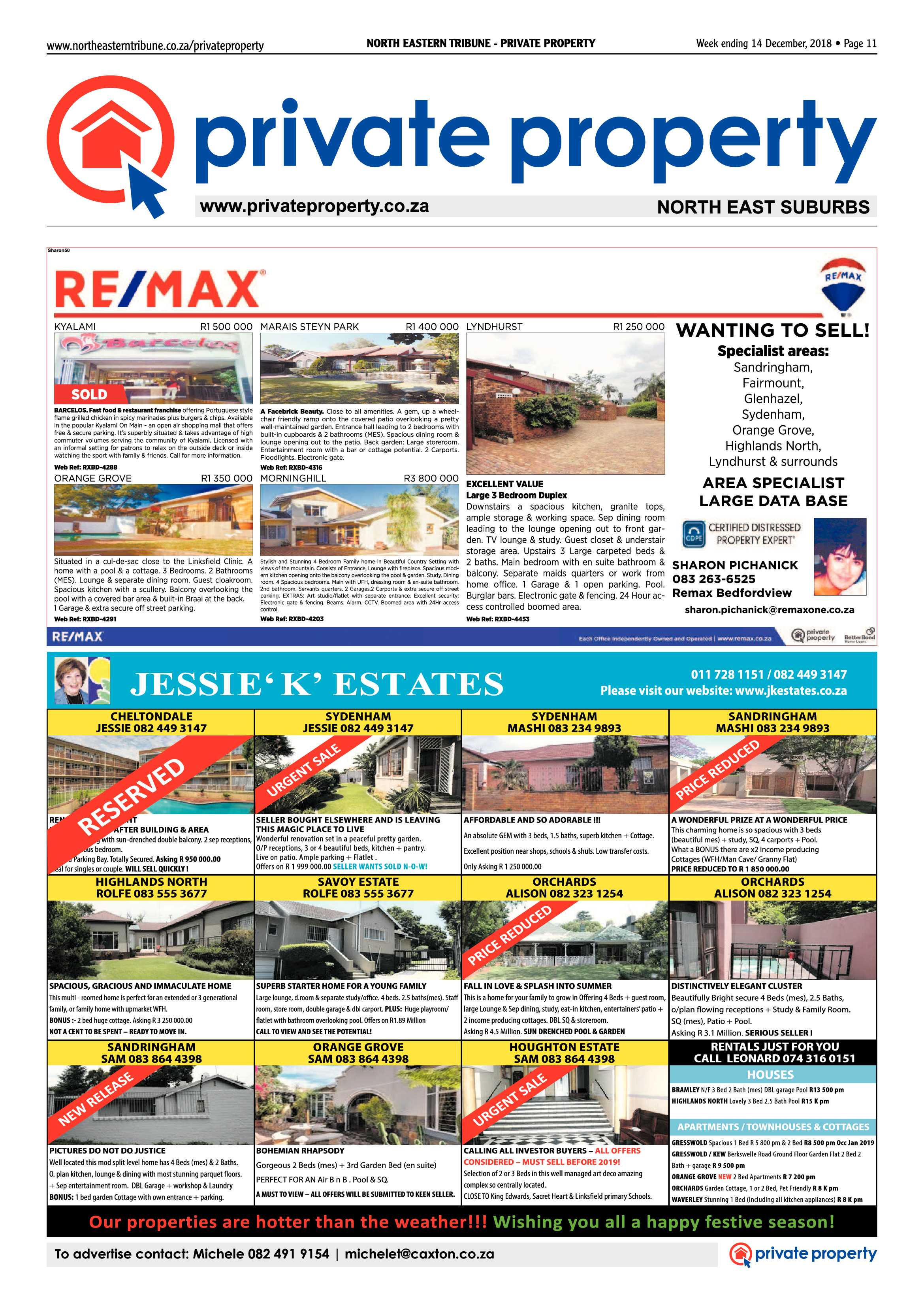 North Eastern Tribune 14 December, 2018 page 11