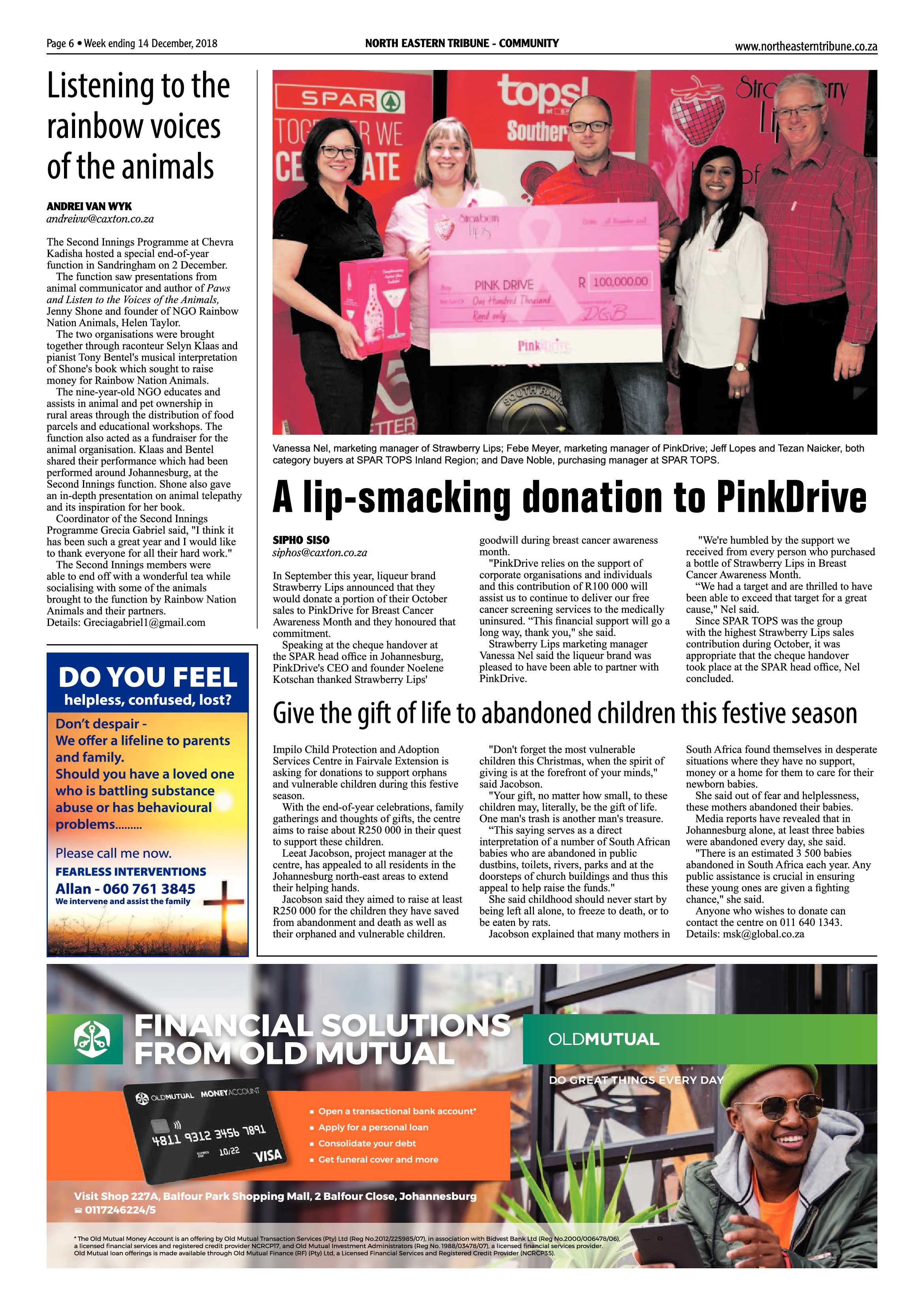 North Eastern Tribune 14 December, 2018 page 6