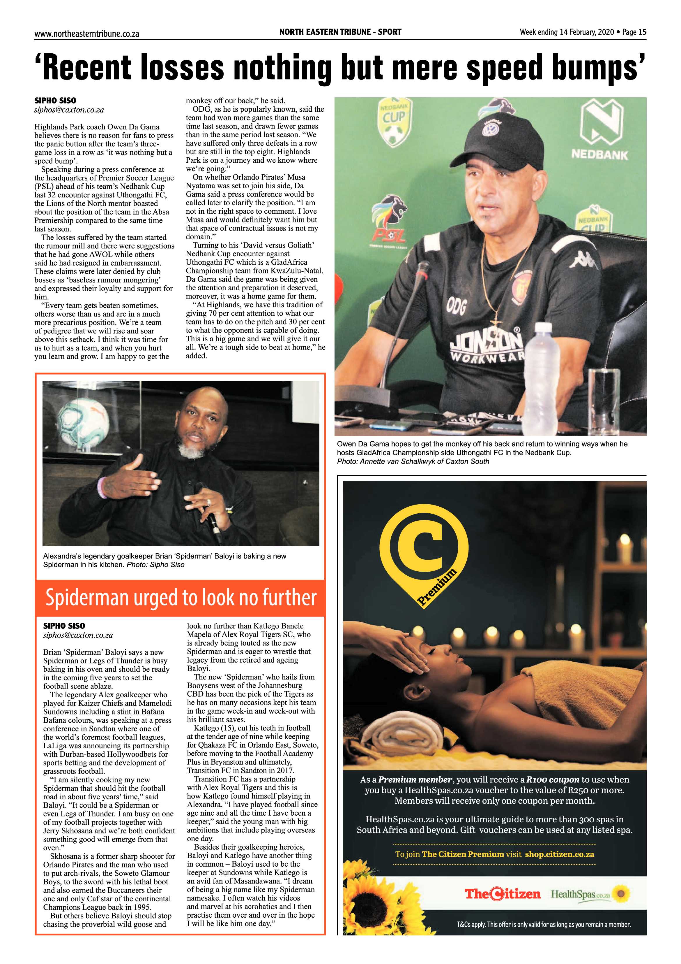 North Eastern Tribune 14 February 2020 page 15