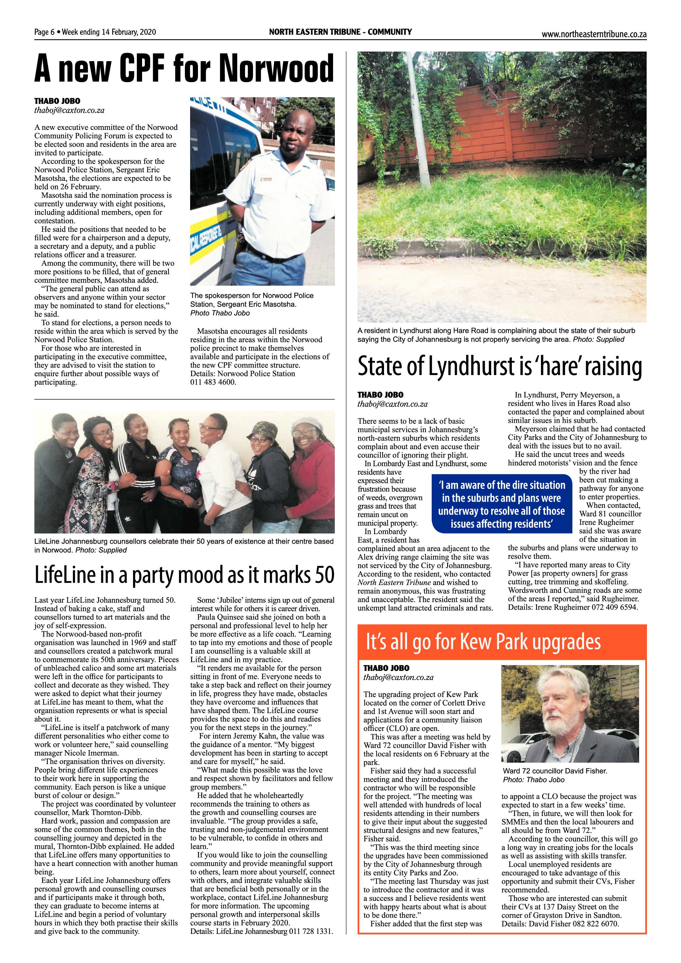 North Eastern Tribune 14 February 2020 page 6
