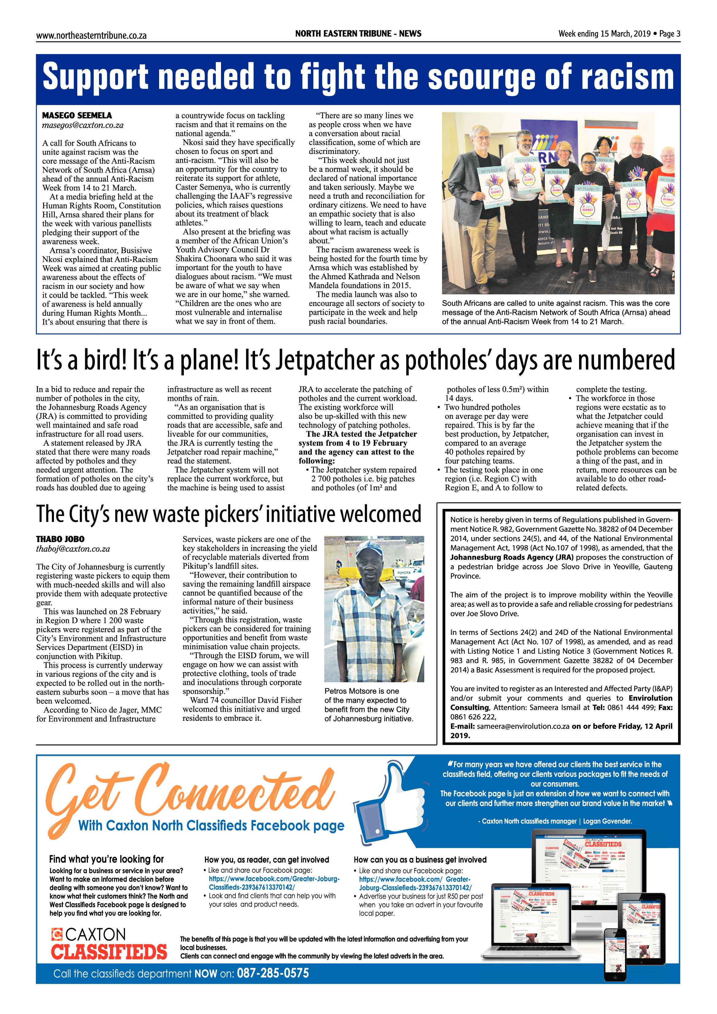 North Eastern Tribune 15 March, 2019 page 3