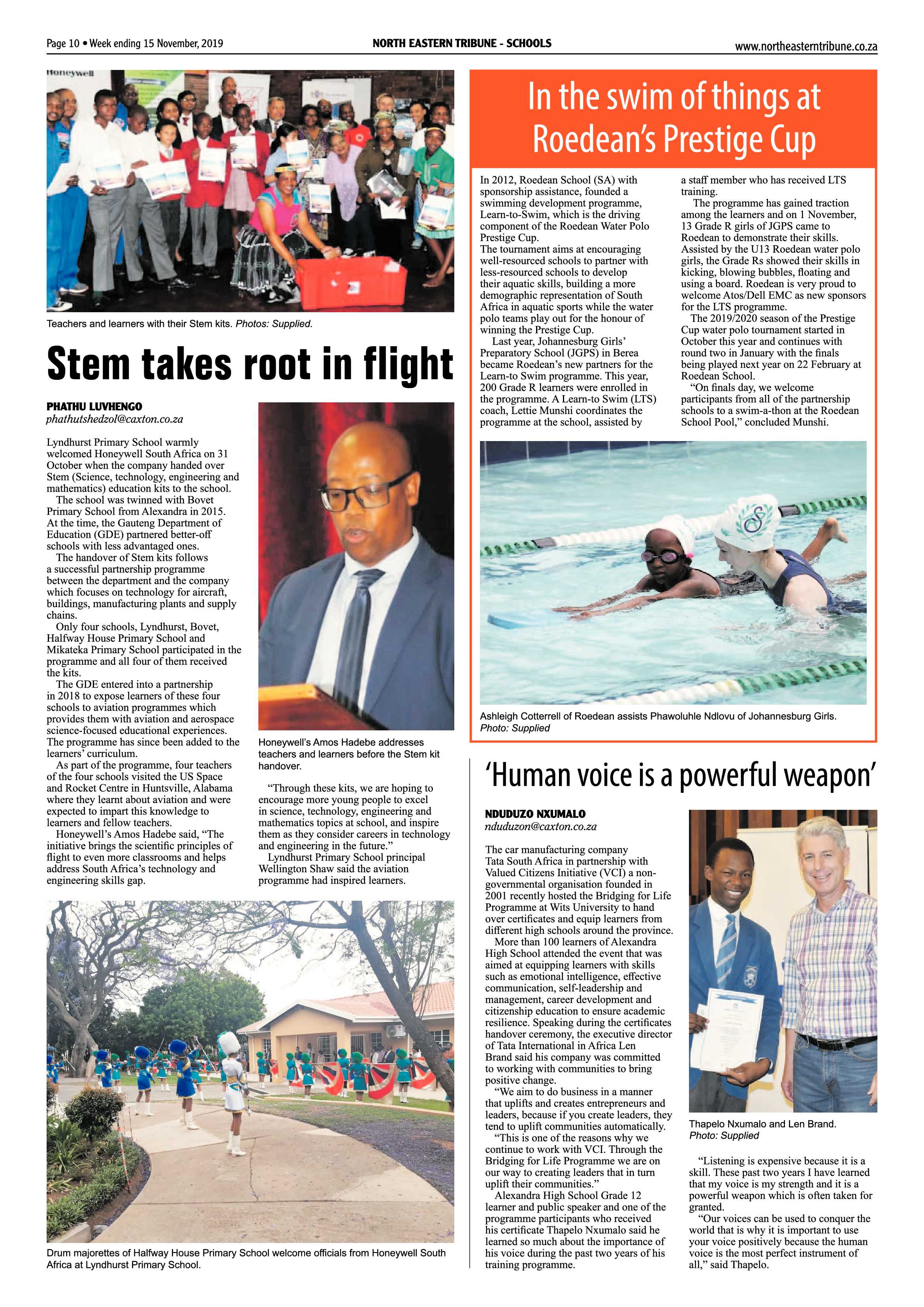 North Eastern Tribune 15 November, 2019 page 10
