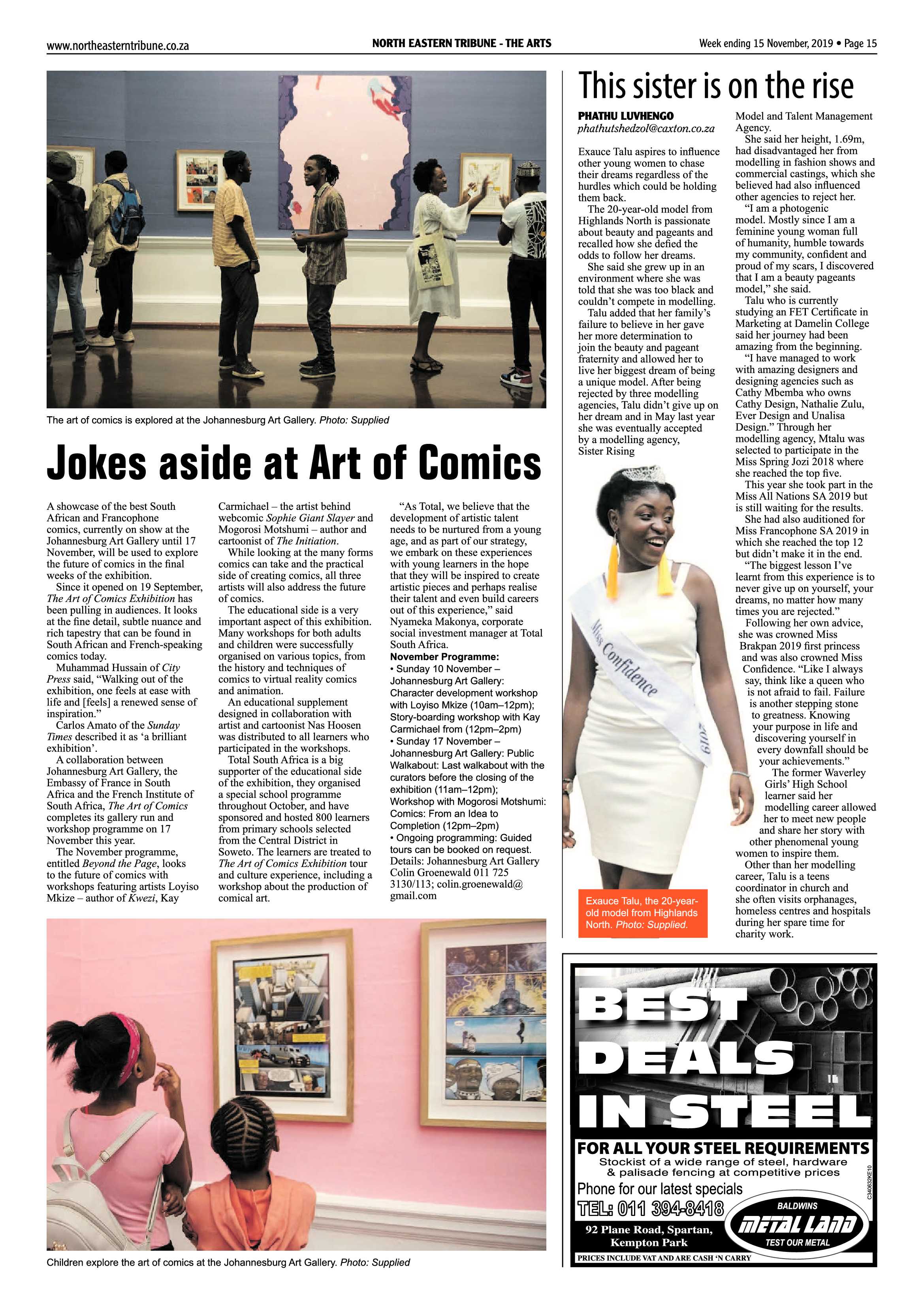 North Eastern Tribune 15 November, 2019 page 15
