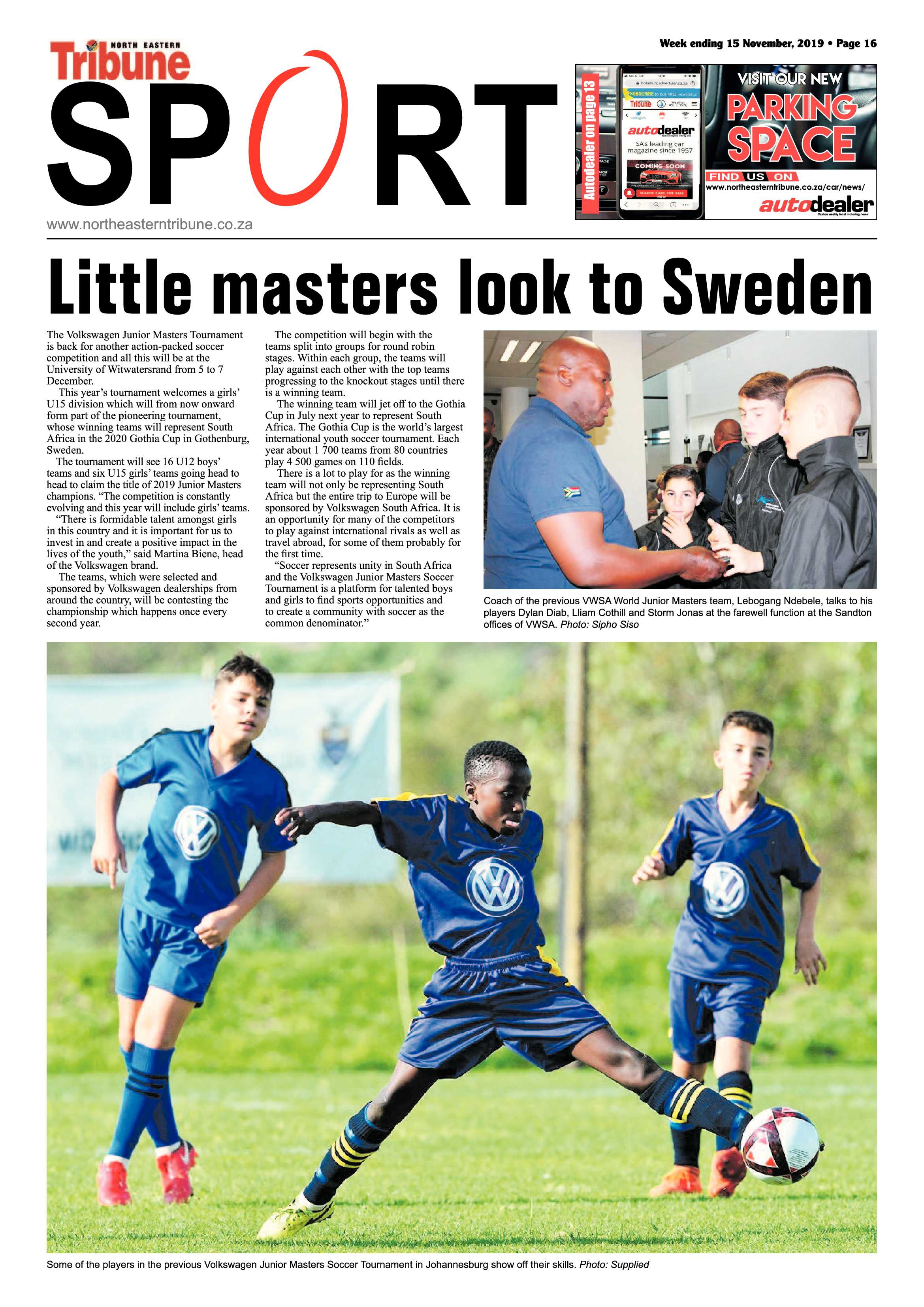 North Eastern Tribune 15 November, 2019 page 16