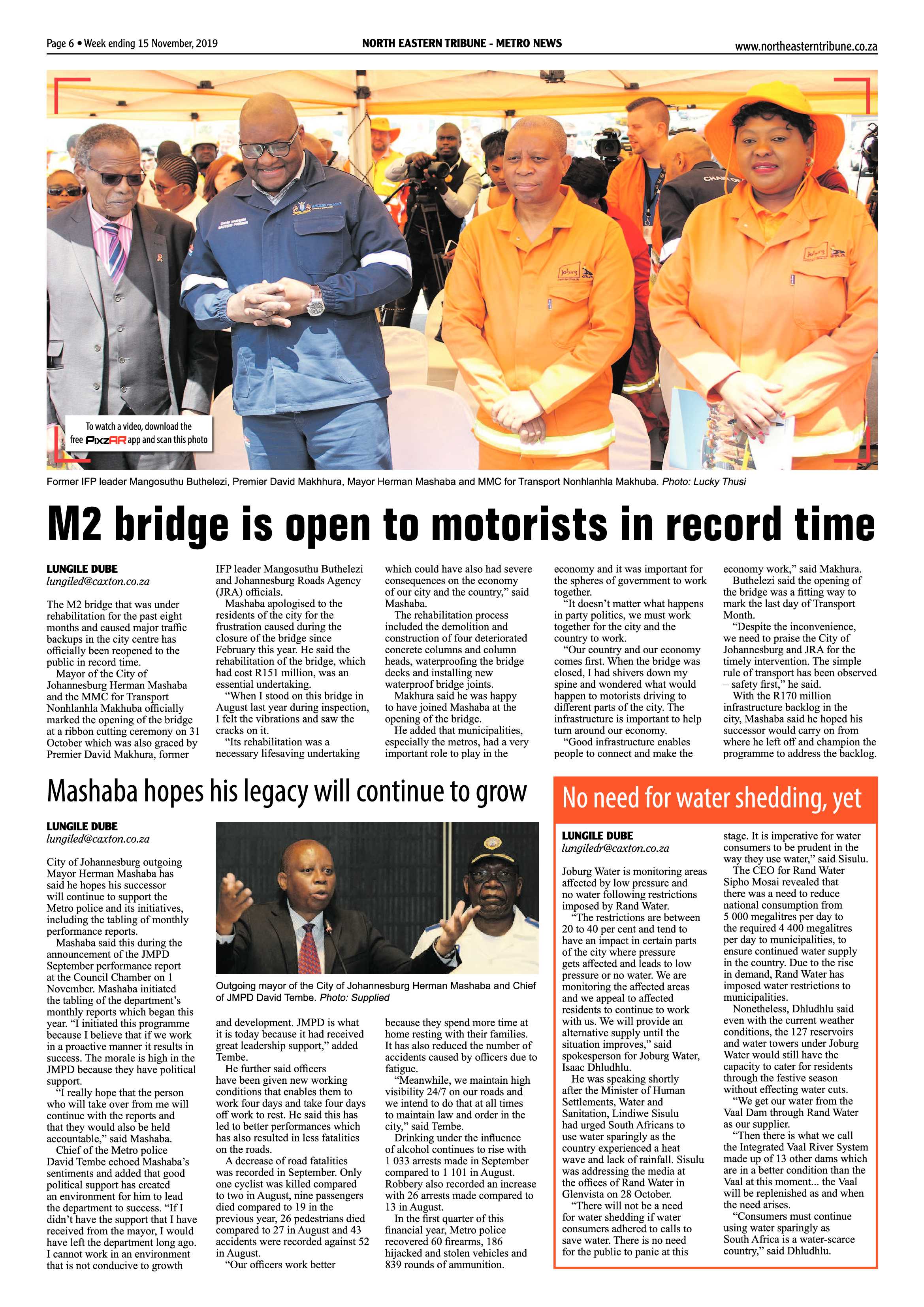 North Eastern Tribune 15 November, 2019 page 6