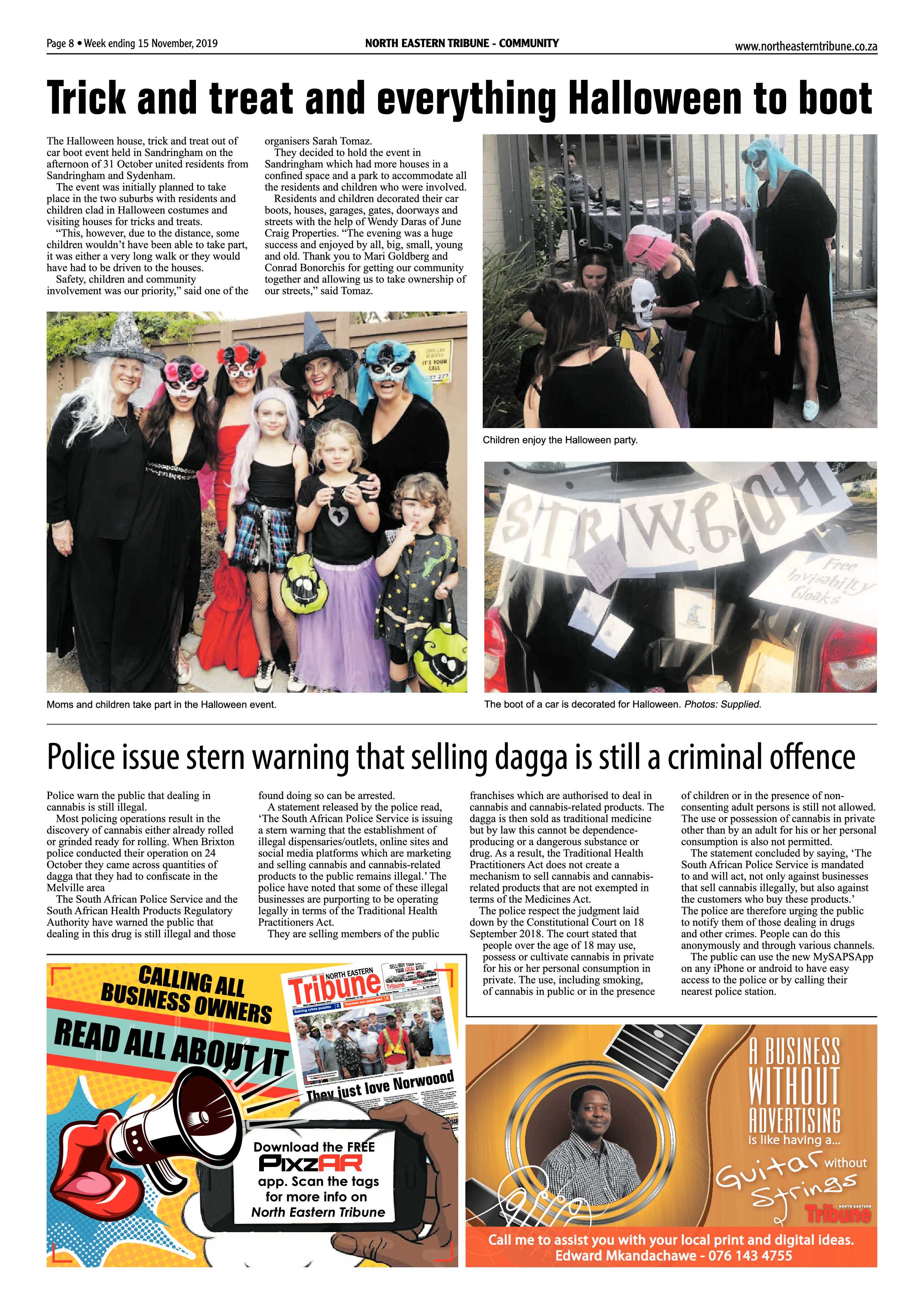 North Eastern Tribune 15 November, 2019 page 8